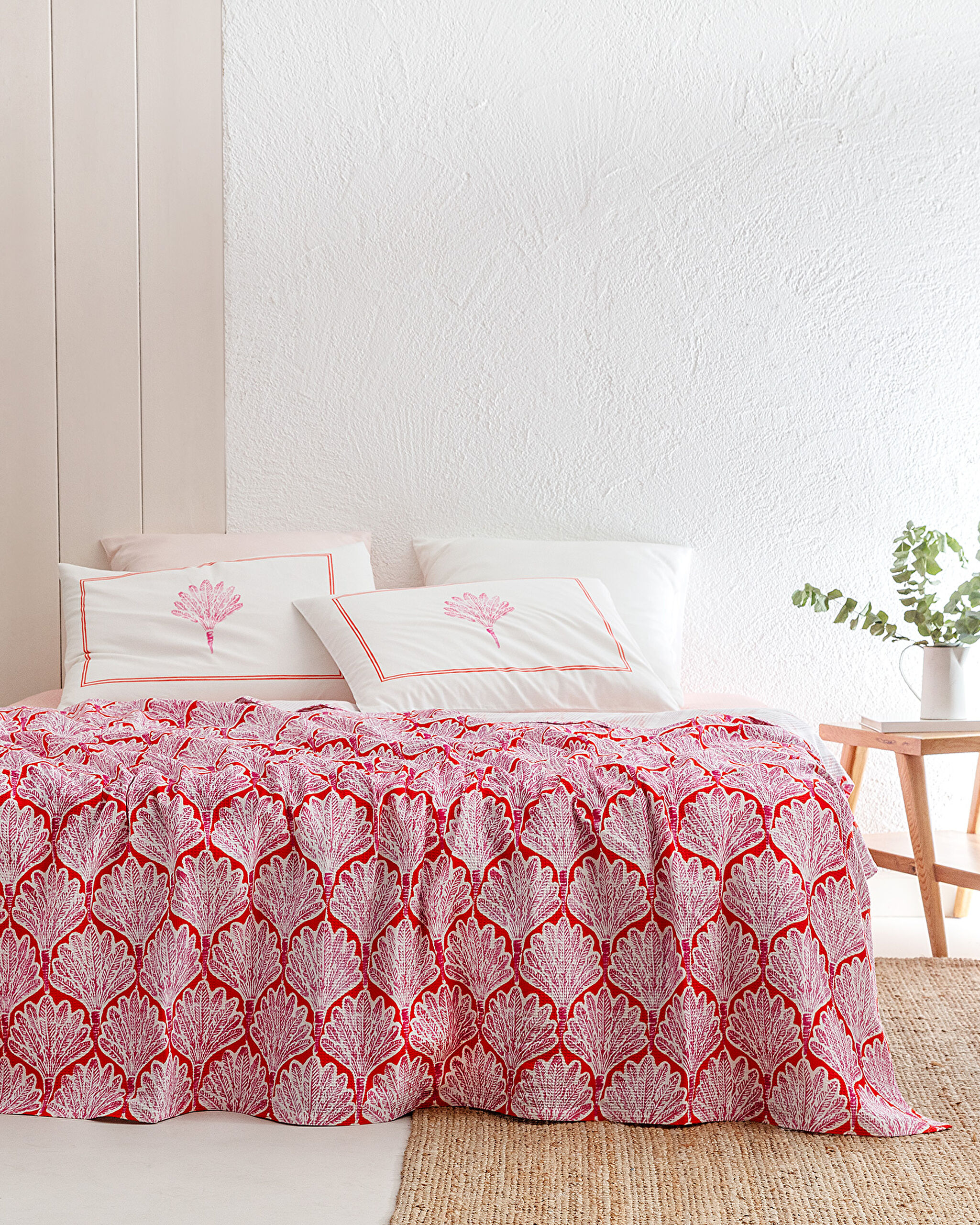 Ensemble de piqué imprimé double cardé Kerman - 0