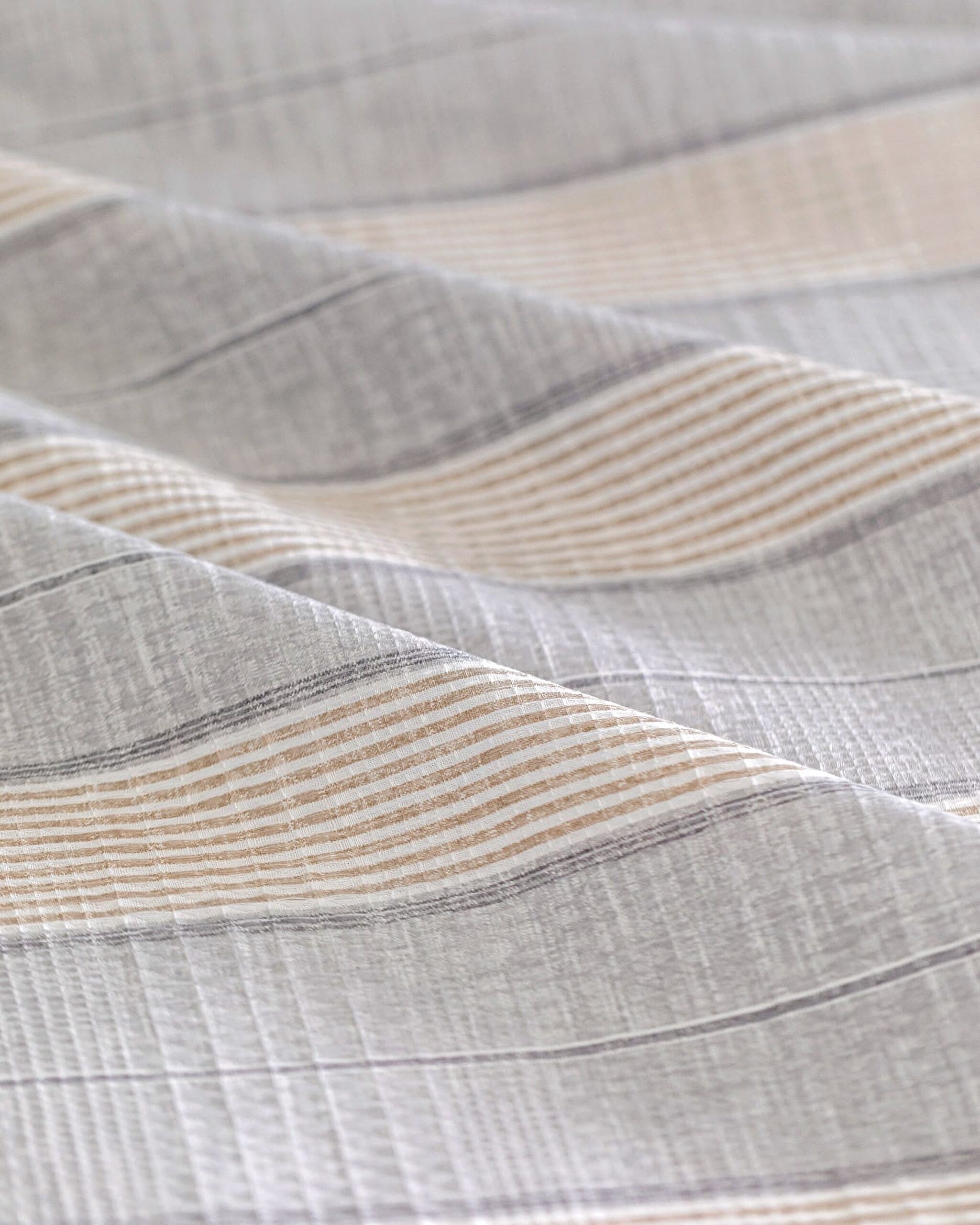 Marc Cotton Double Ecocell Printed Pique Set - Gray - 5