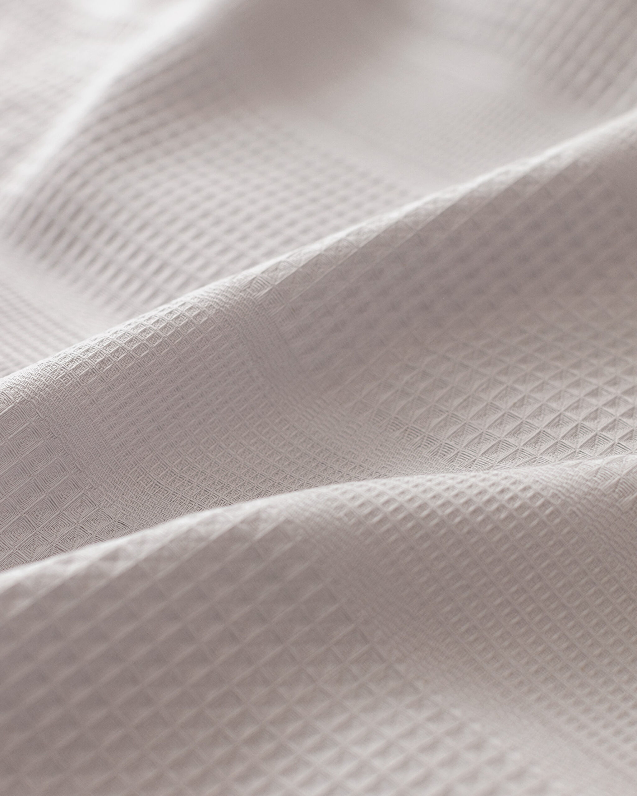 Ensemble de housse de couette uni en coton Ecocell double Mathilda - Gris - 5