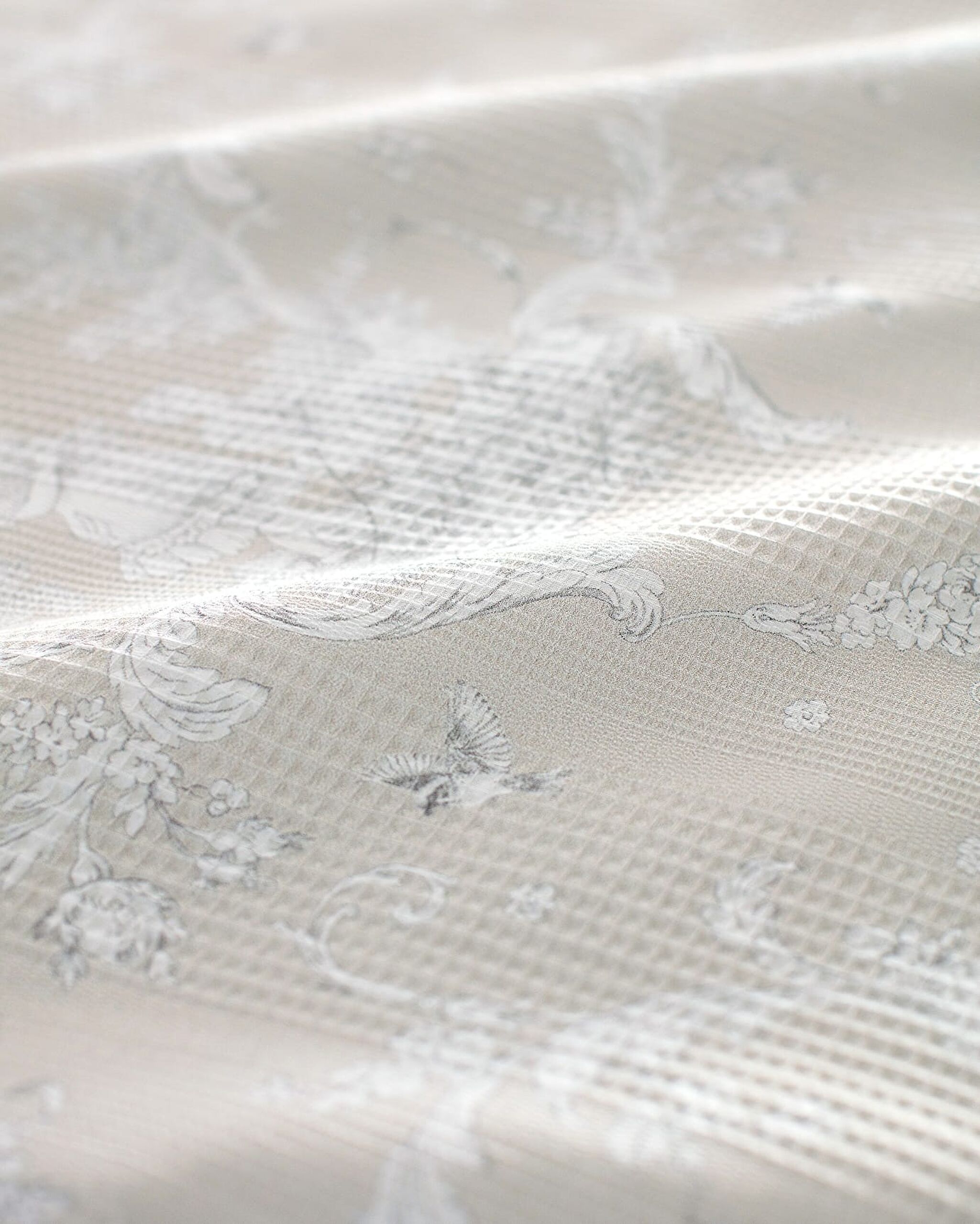 Arlette Double Carded Printed Coverlet Set - 5