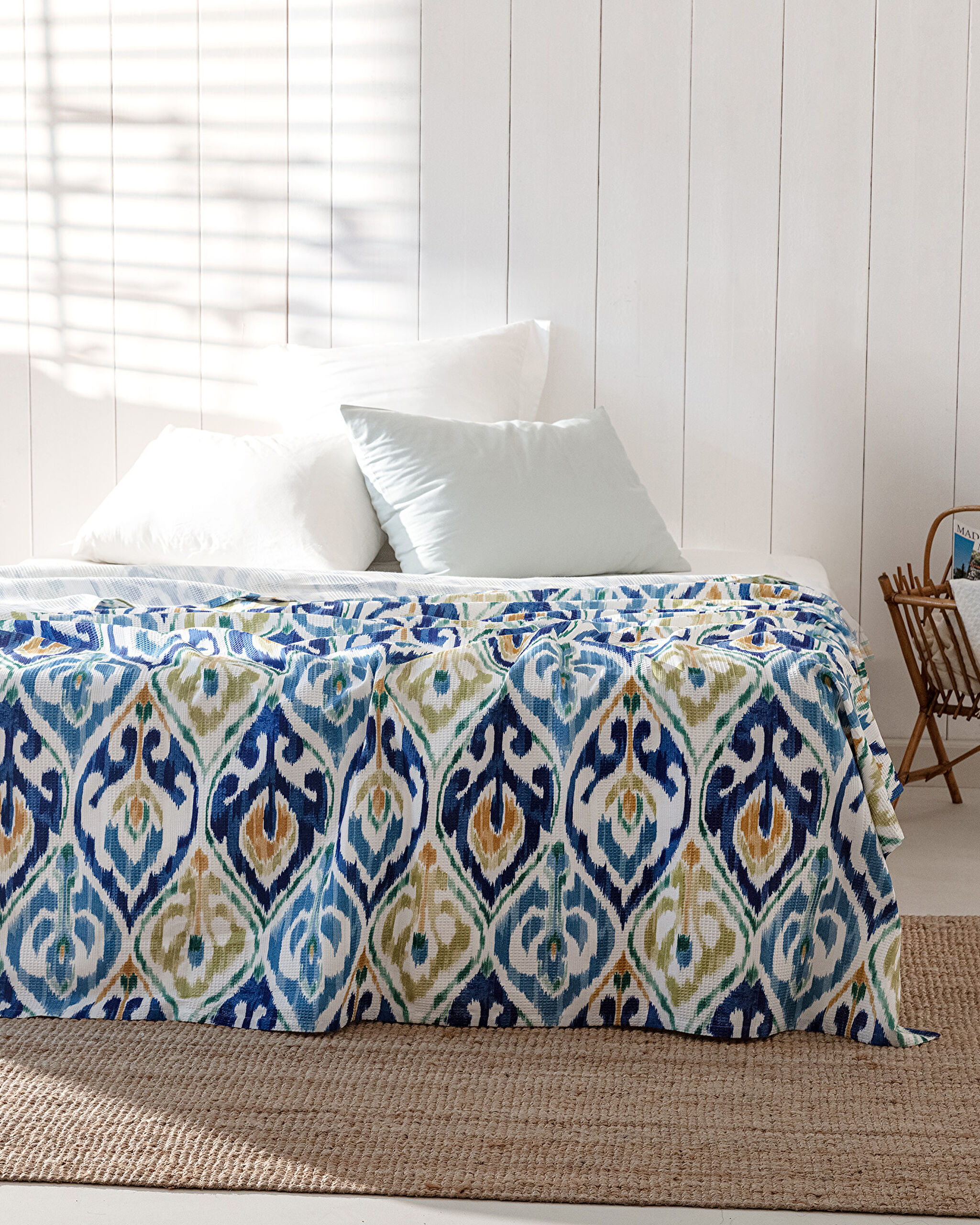 Piqué imprimé cardé King Size Norris - 0