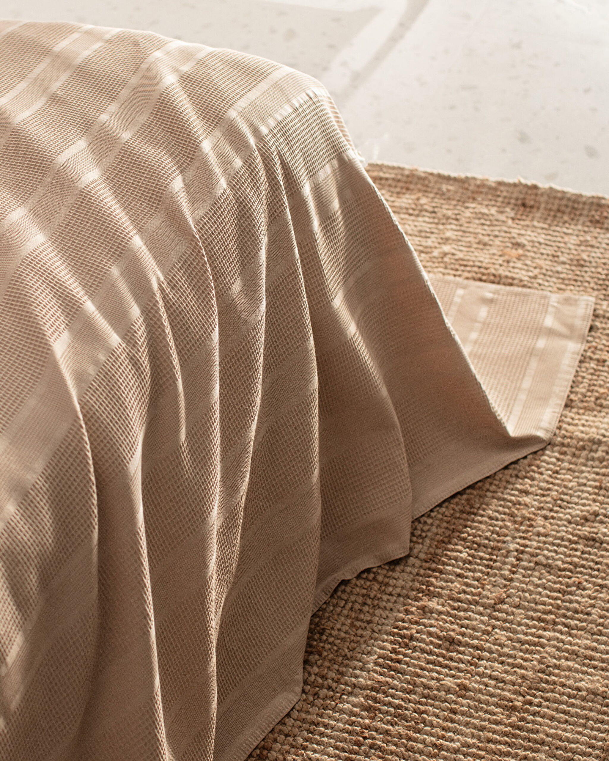 Ensemble piqué uni cardé Mathilda King Size - 3