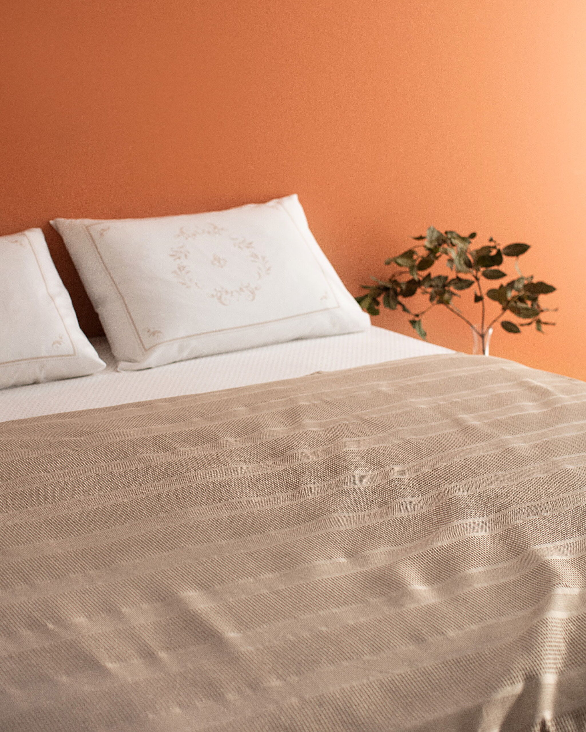 Ensemble piqué uni cardé Mathilda King Size - 1