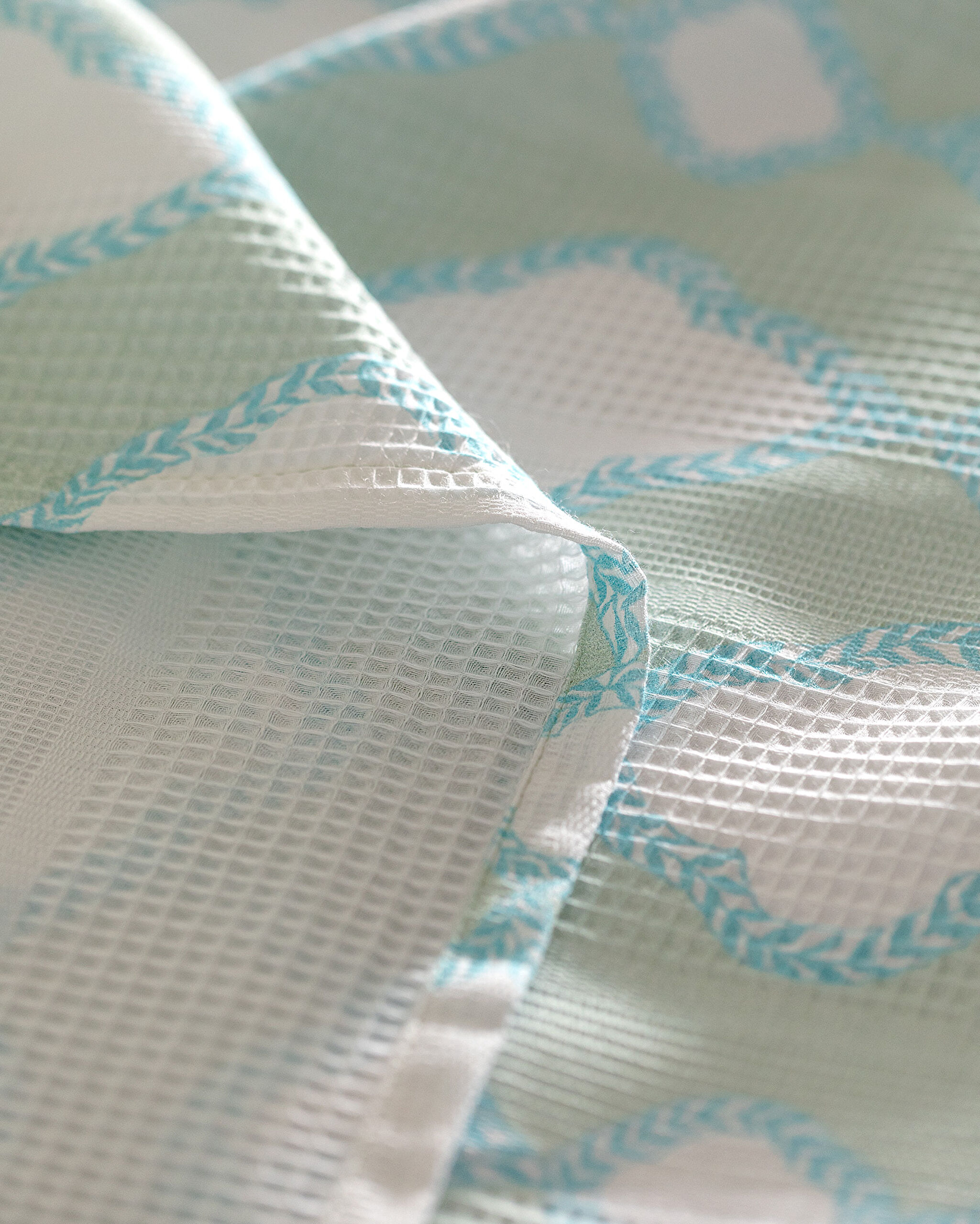 Ensemble piqué imprimé cardé King Size Belda - 4