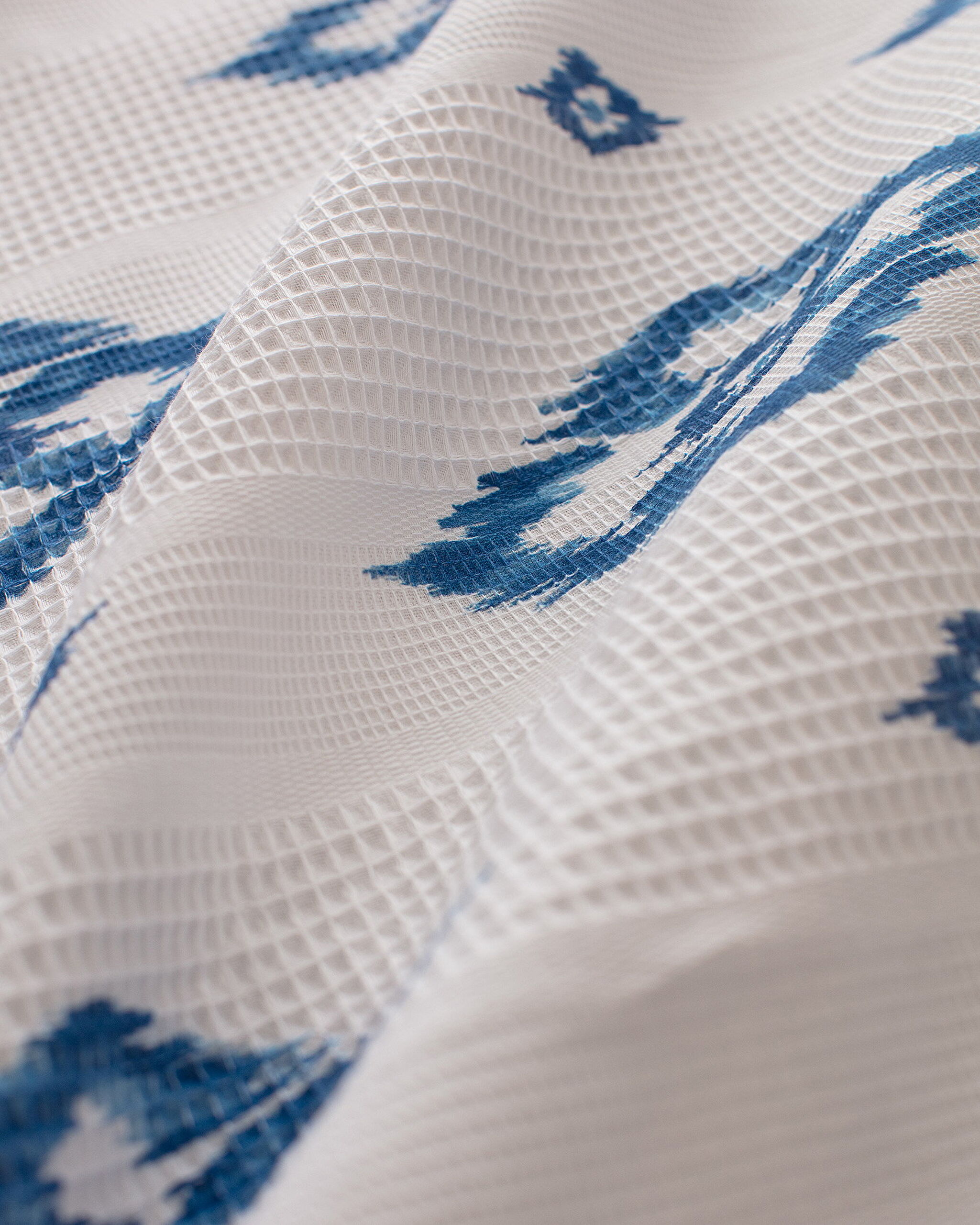 Ensemble piqué imprimé cardé 100 % coton Talon Single - Bleu marine