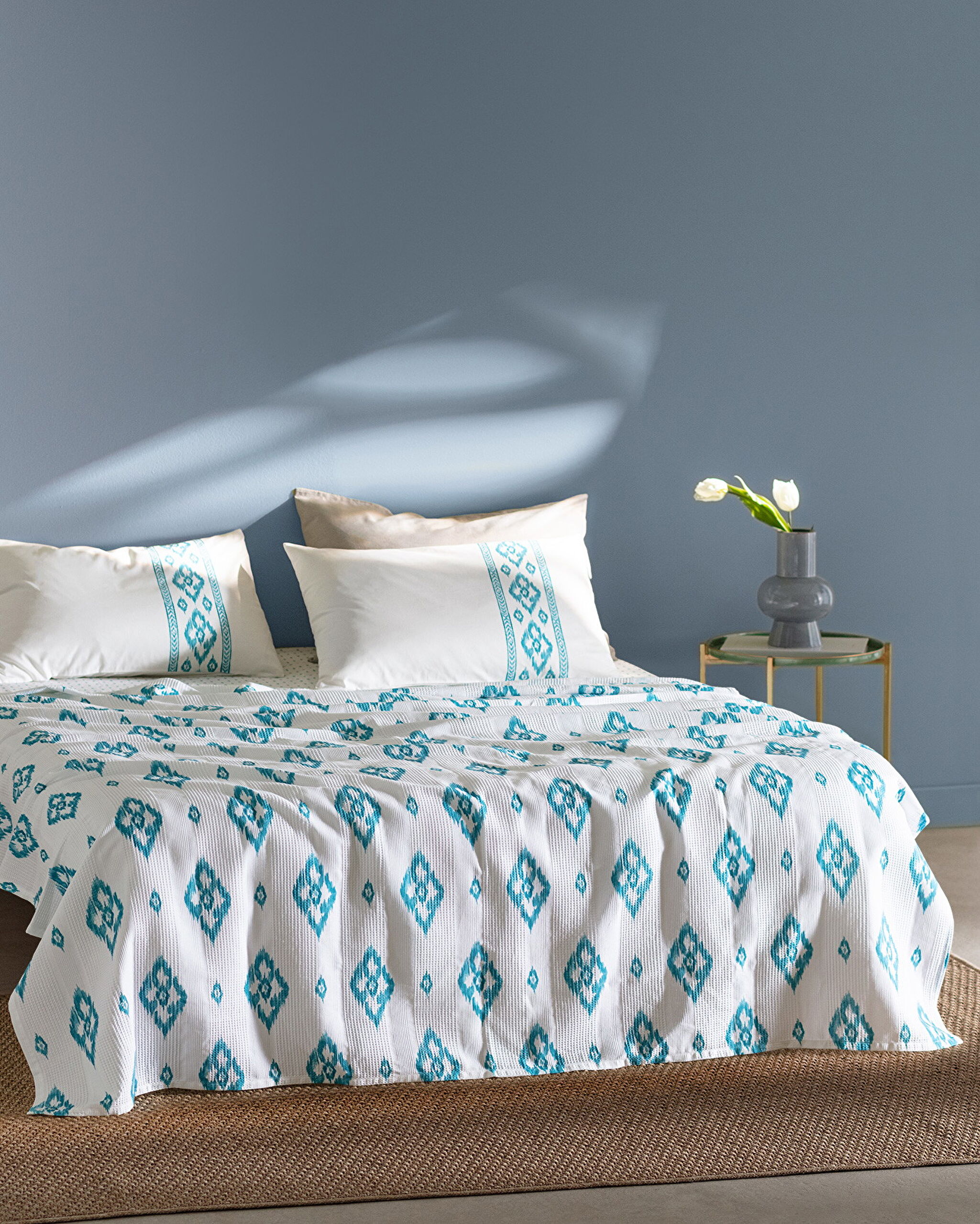 Ensemble piqué imprimé cartonné Talon King Size - 0