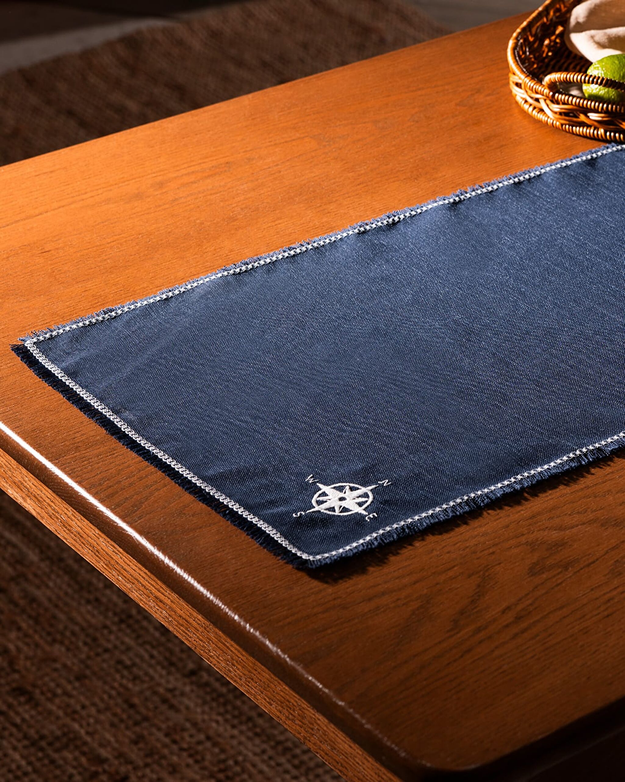 Tapis de Passage Barre - Bleu Marine - 1