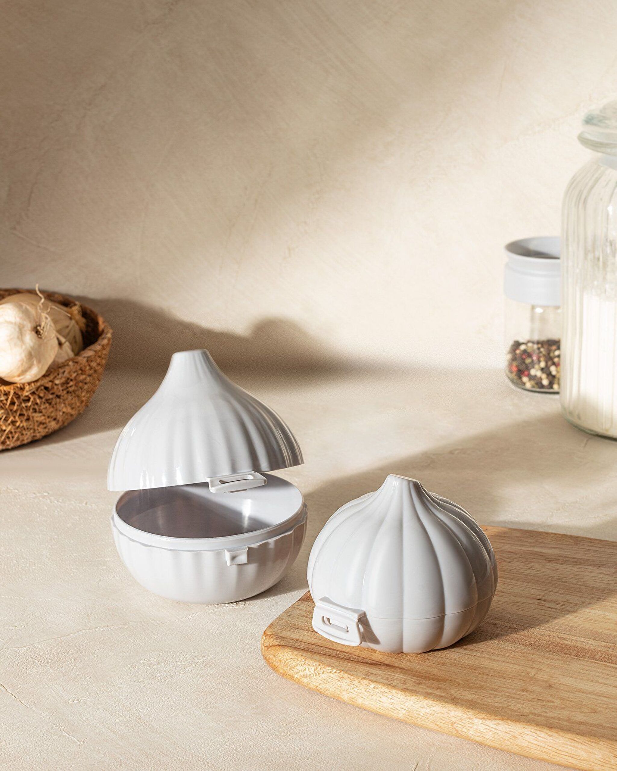 حاوية تخزين الثوم والبصل من جوستين - 1