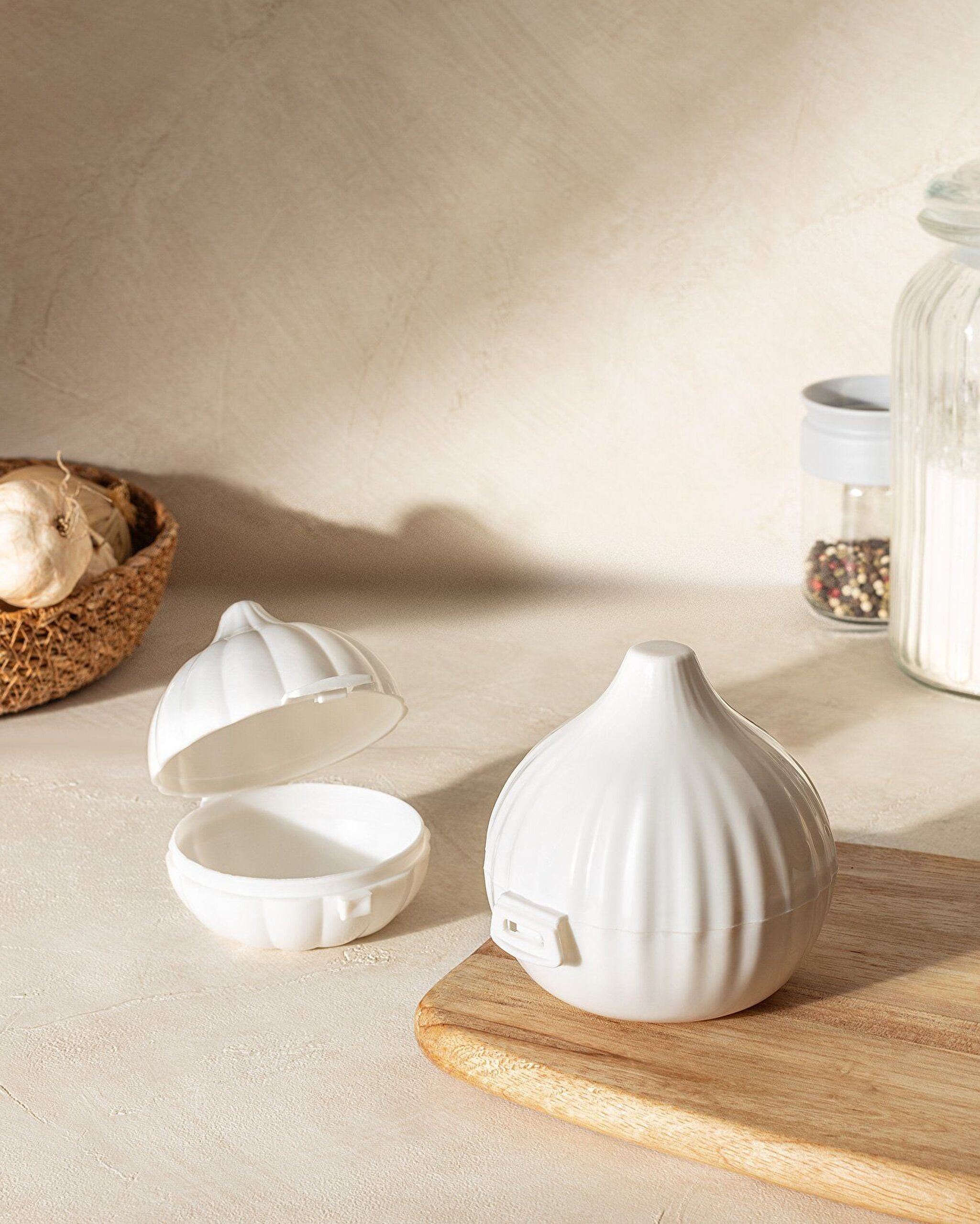 حاوية تخزين الثوم والبصل من جوستين - 0