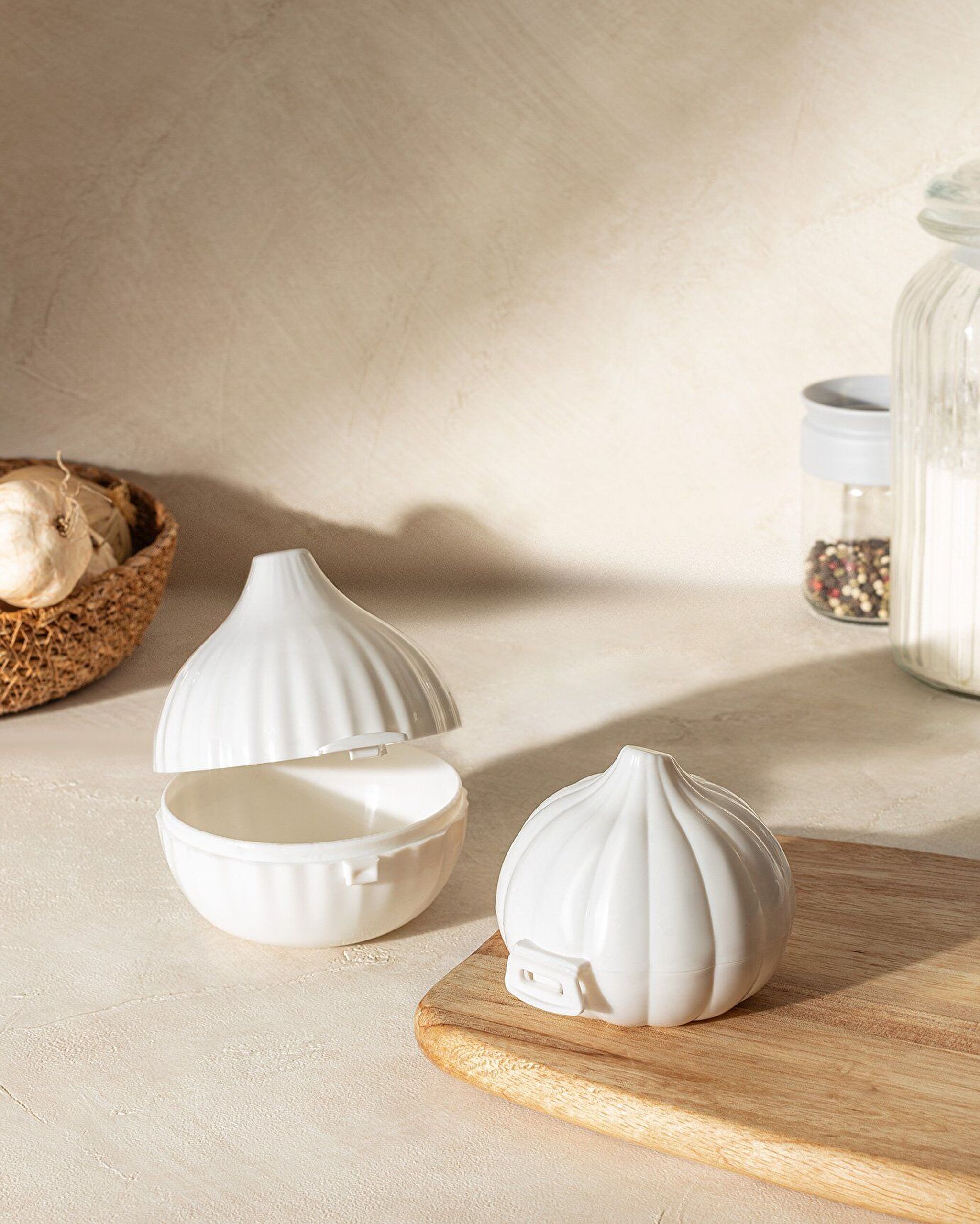 حاوية تخزين الثوم والبصل من جوستين - 1