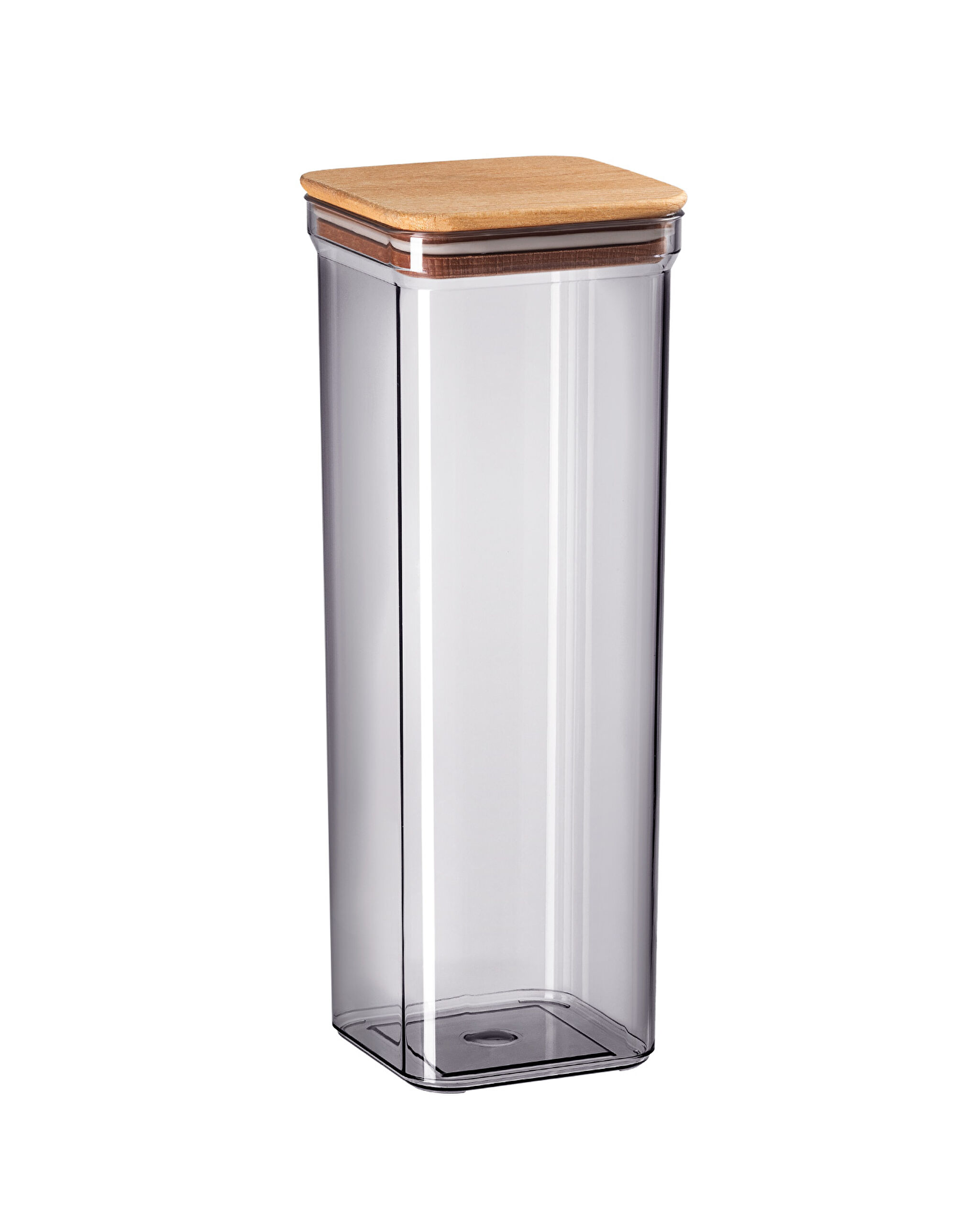 Kaviera Récipient de conservation 2 pièces avec couvercle en bois - 2100 ml - 4