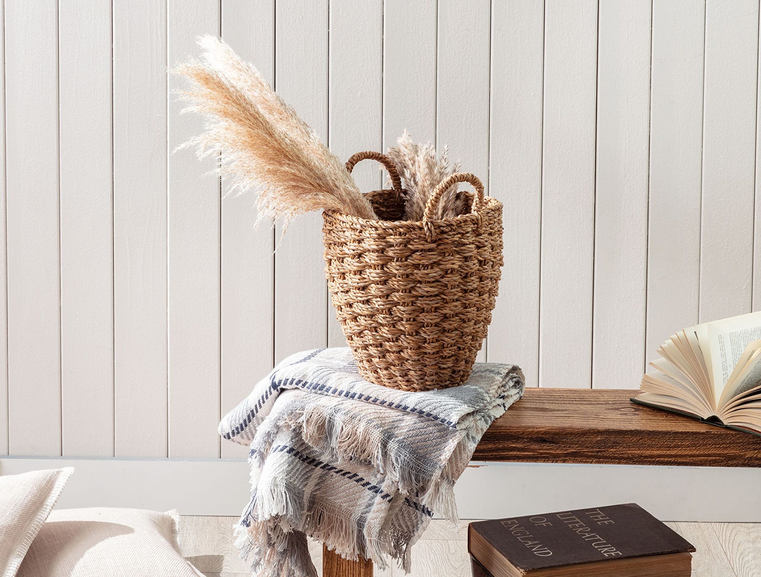 Petit panier en osier Aglaee - 0