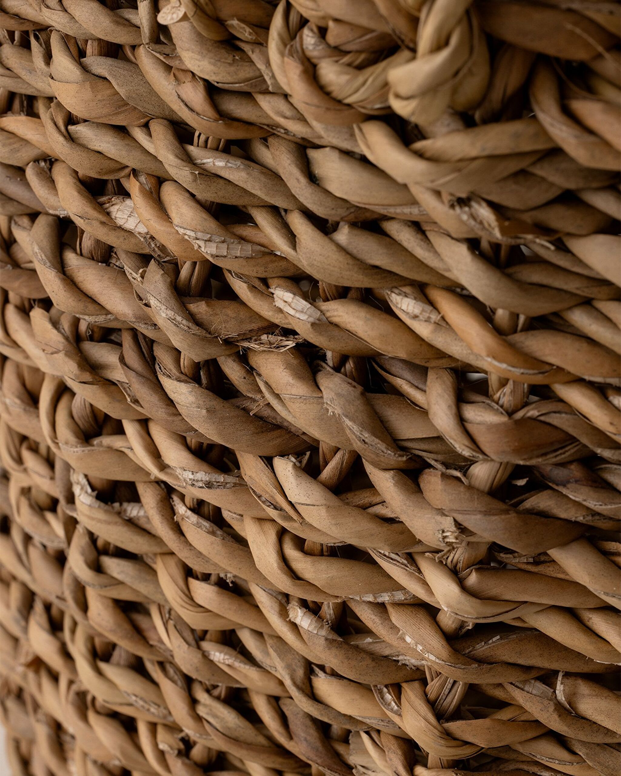 Olivia Rieten Mand - 25 cm - Naturel - 5