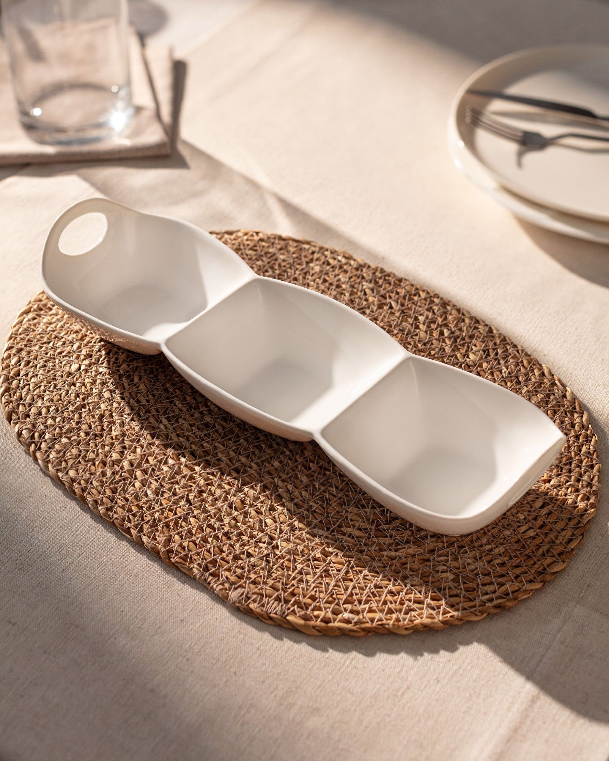 Petit Concept 3 Compartment Presentation Plate - 0