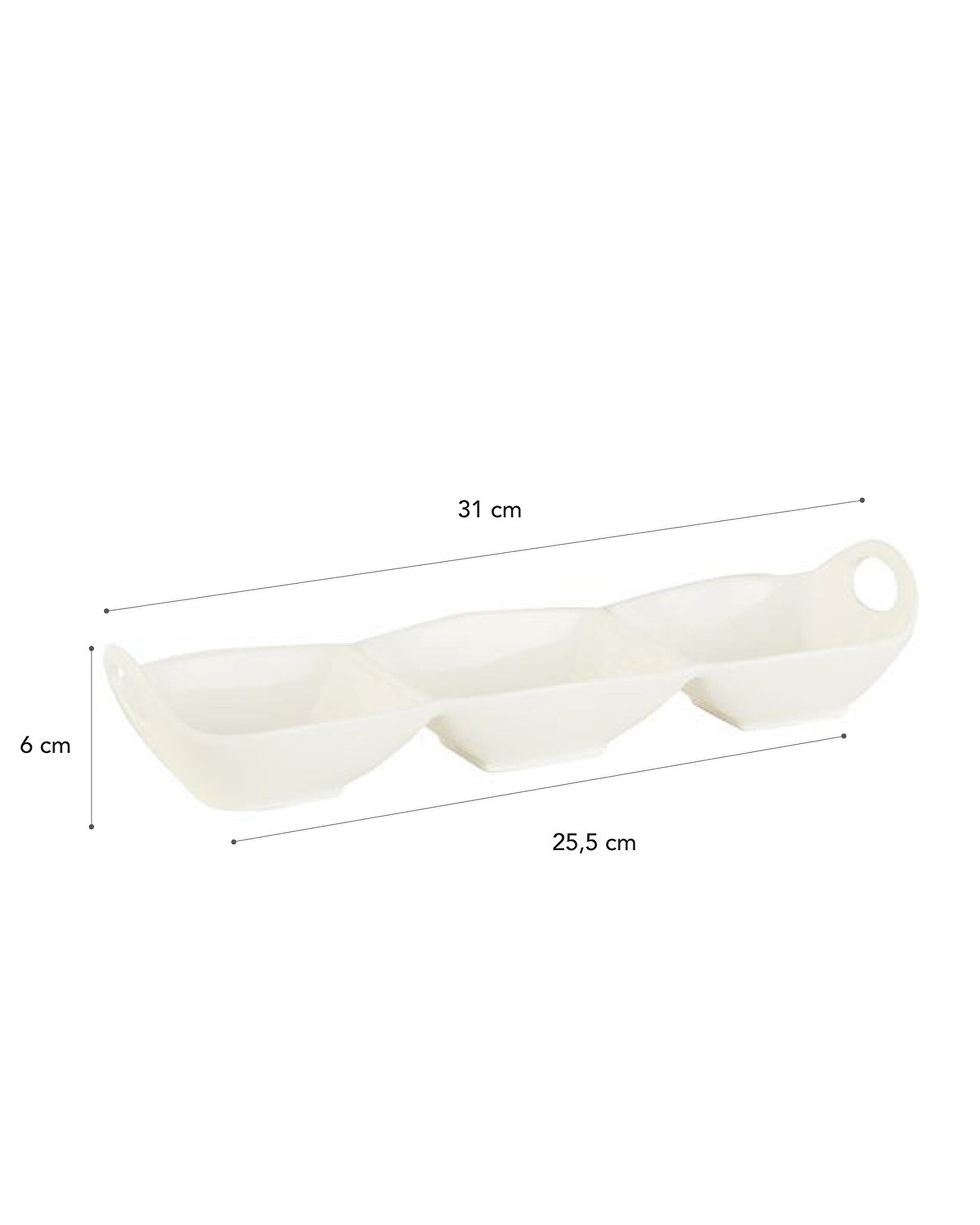 Petit Concept 3 Compartment Presentation Plate - 3