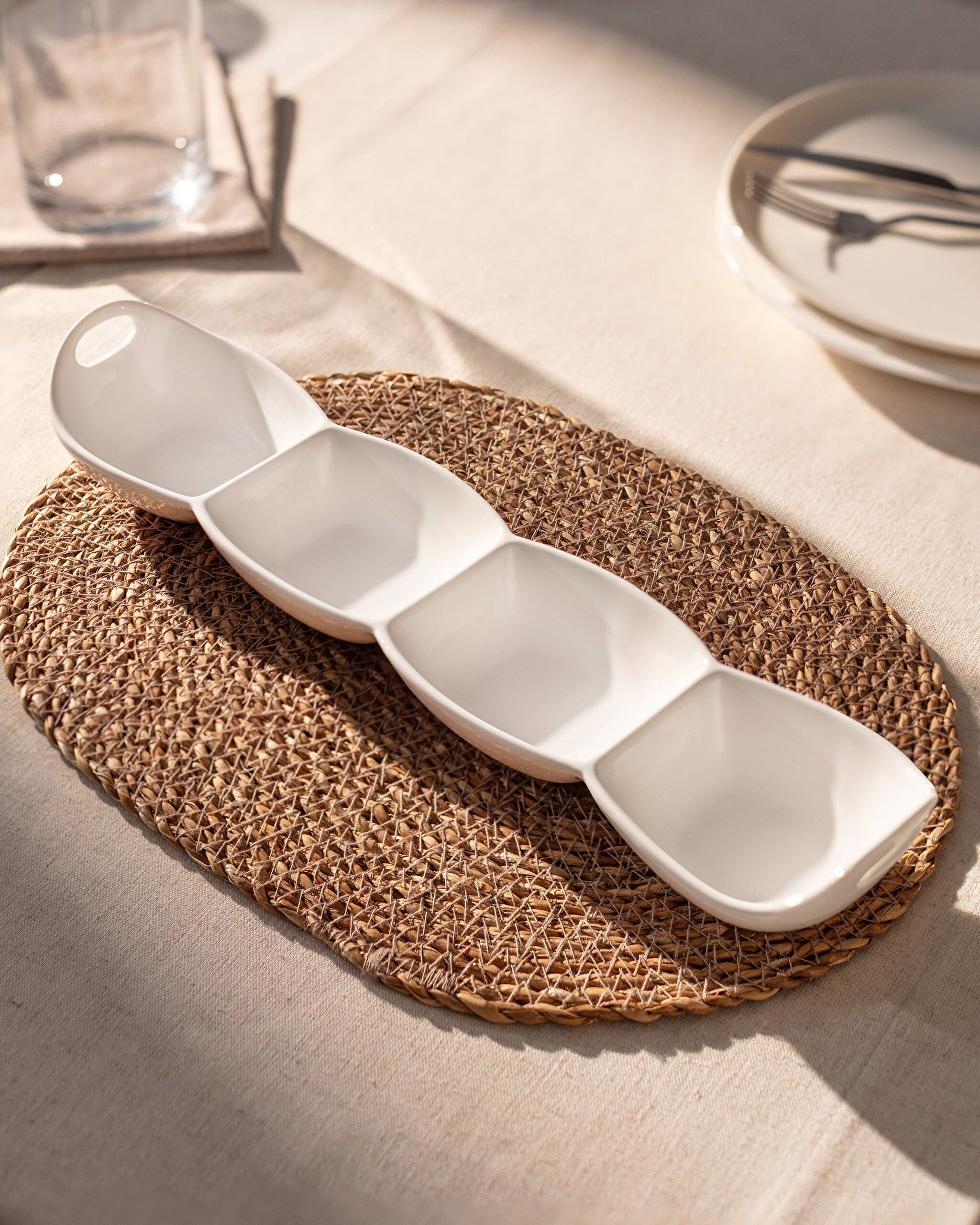 Petit Concept 4 Compartment Presentation Plate - 0