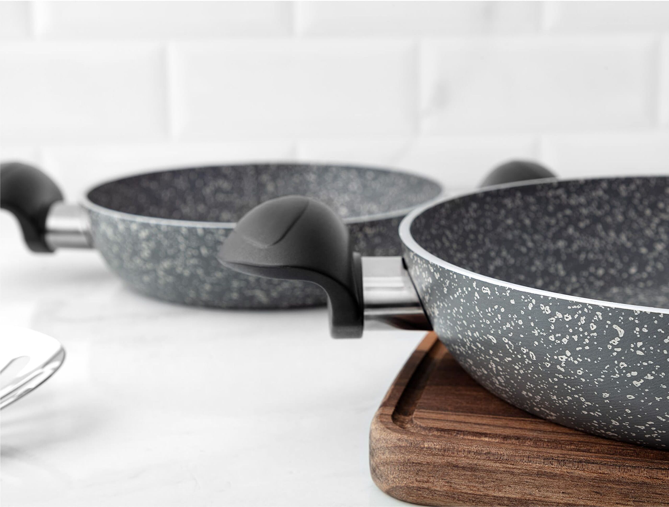Gordes Granite Look 2 Piece Pan Set - 1