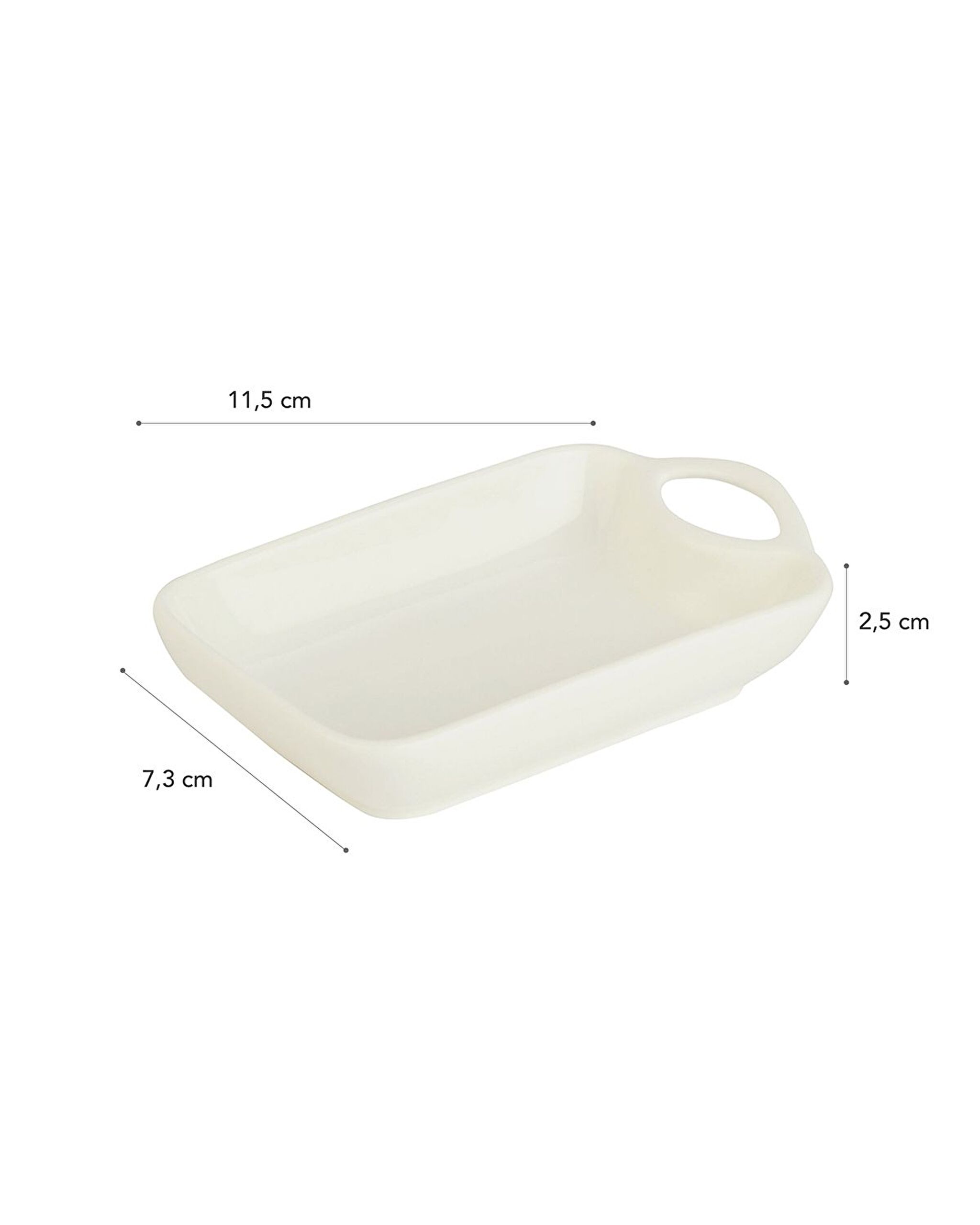 Petit Concept Rectangular Sauce Bowl - 3