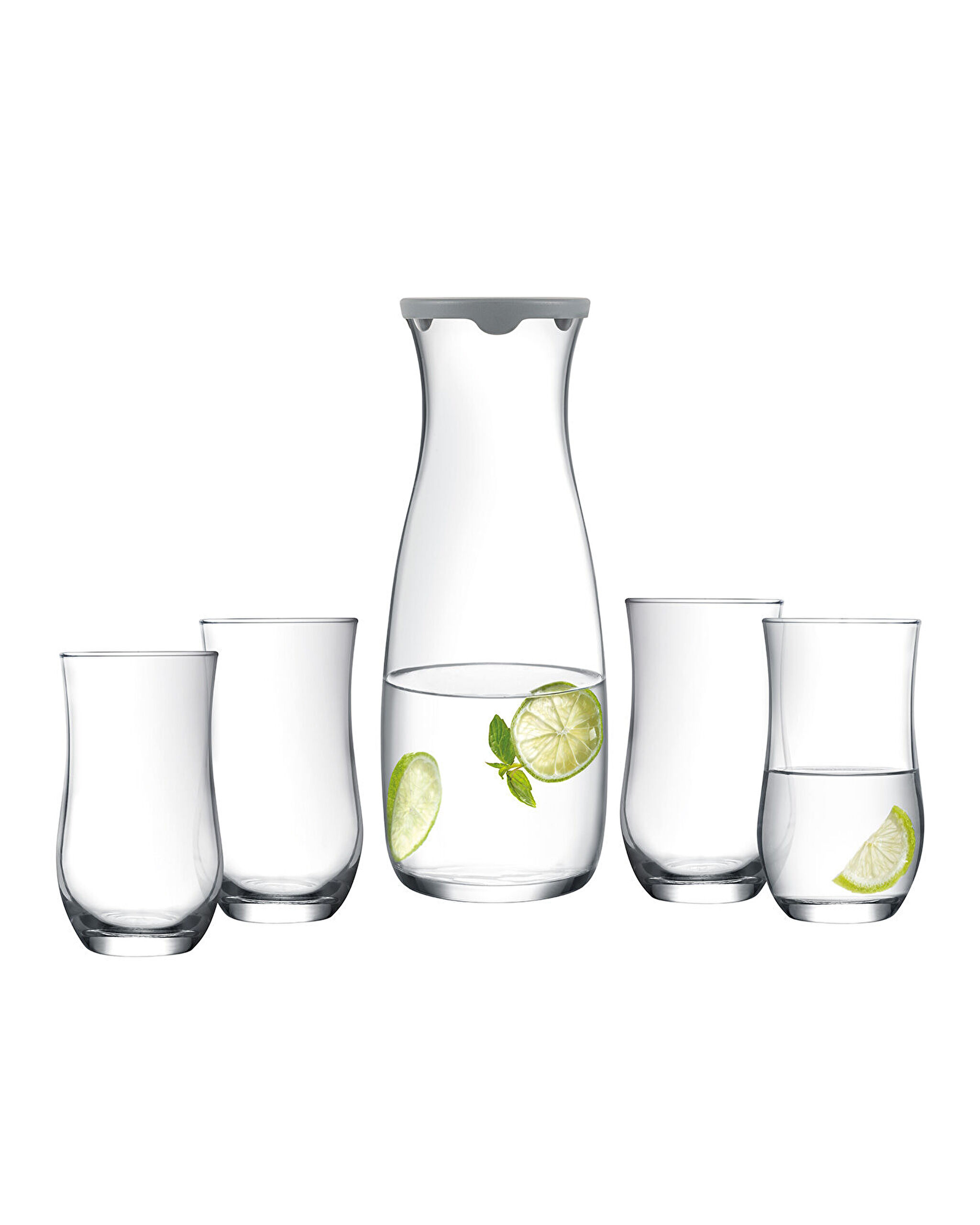 طقم إبريق ديامانتا 5 قطع مع غطاء - 4