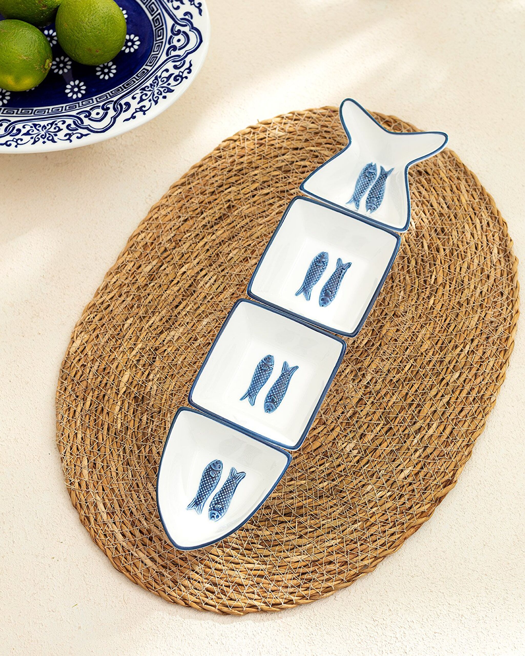 طبق تقديم مارين 4 قطع - 1