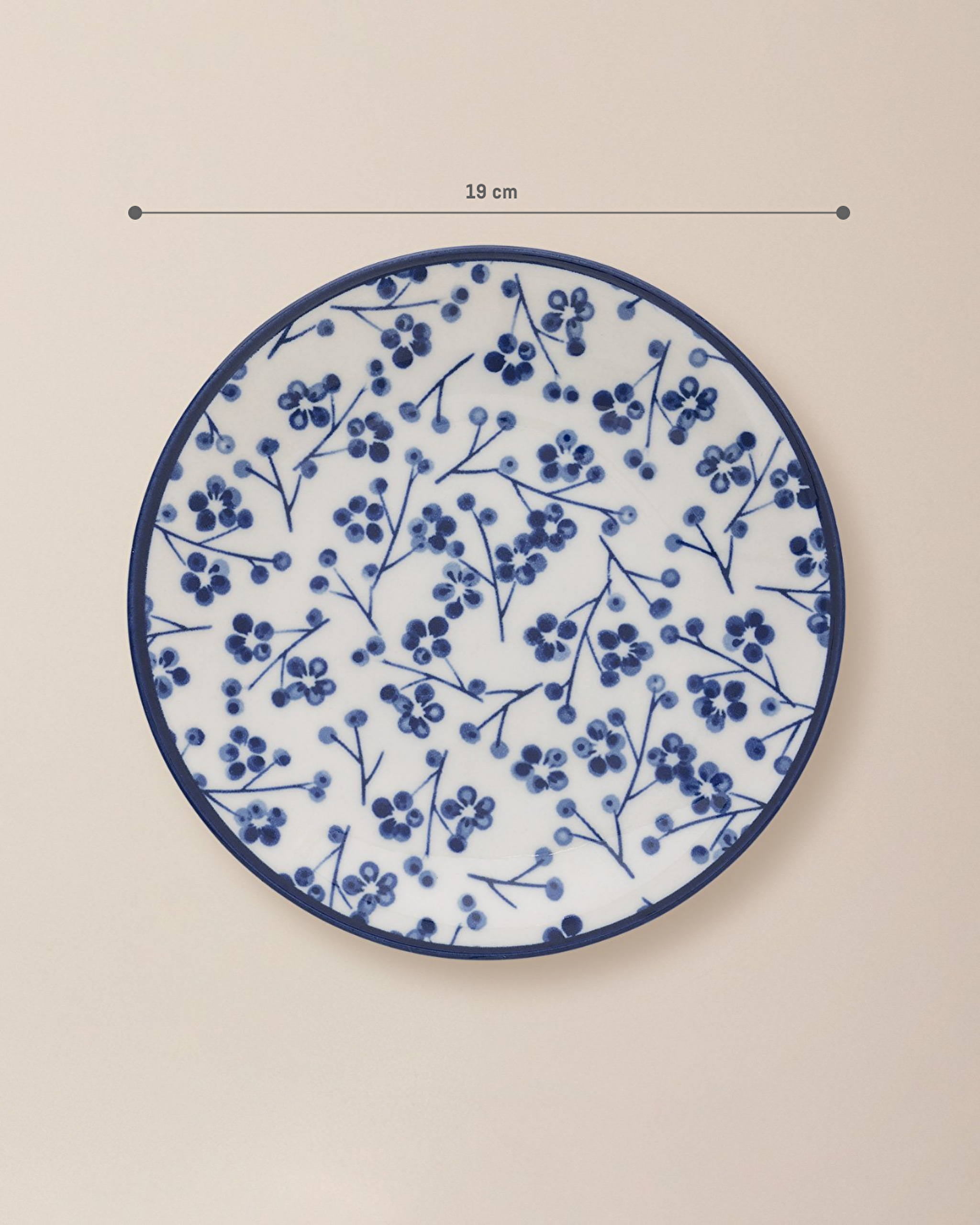 Rêve Bleu Ange Dessert Plate 19 Cm - 5