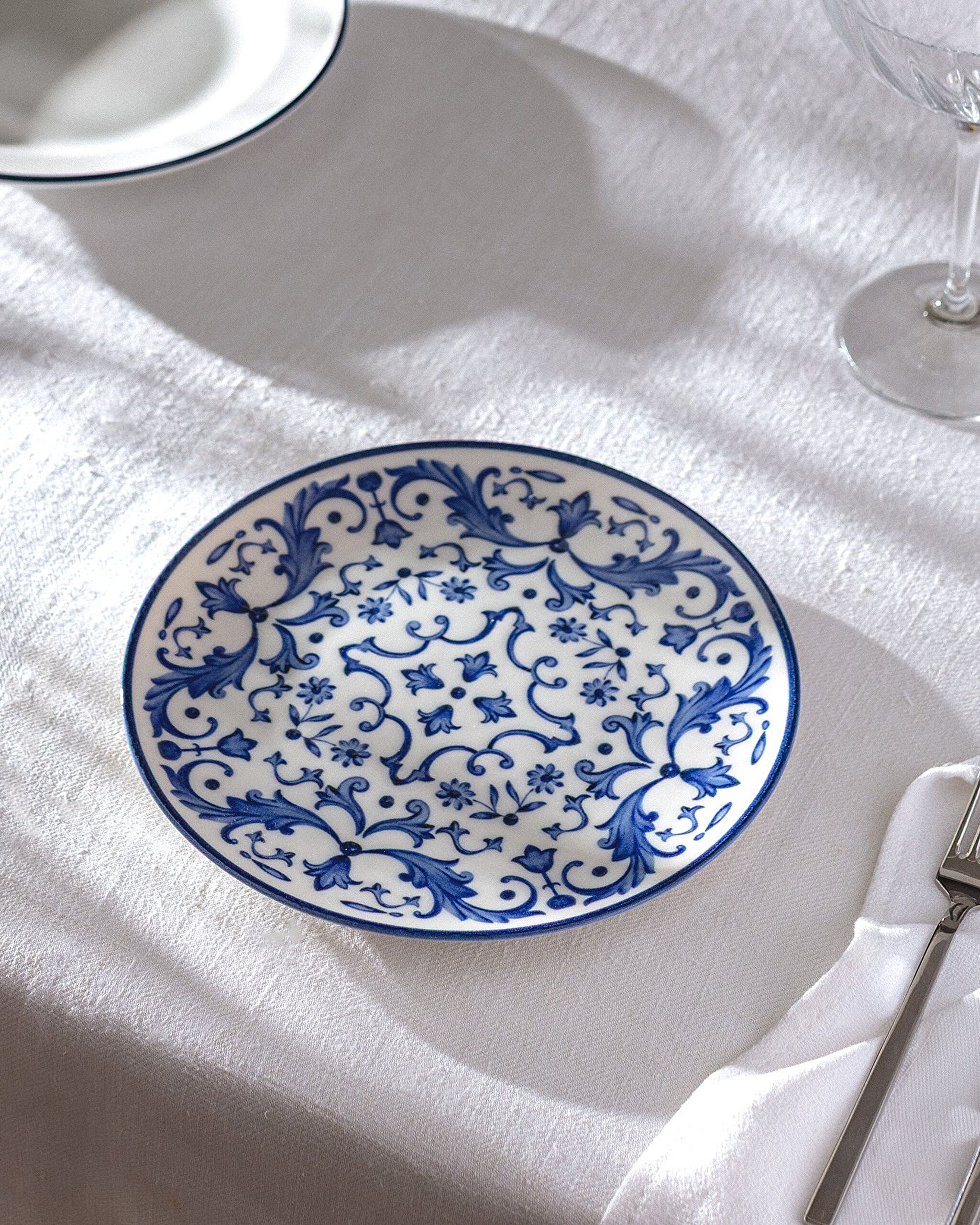 Reve Bleu Serenity Cake Plate - 0