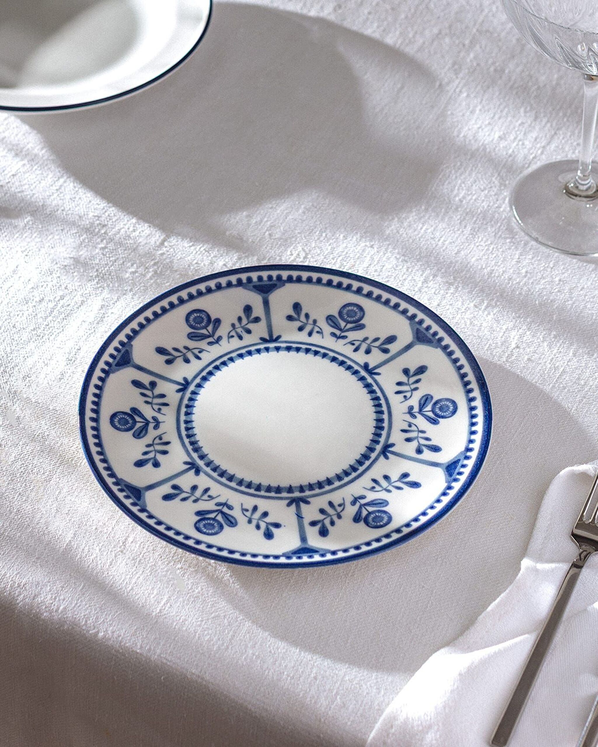 Reve Bleu Celeste Cake Plate - 0