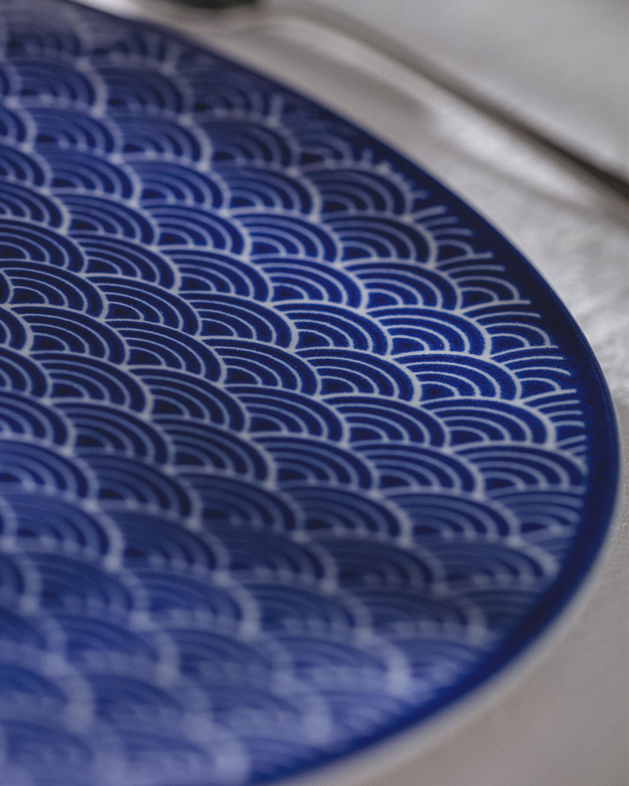 Reve Bleu Saphir Cake Plate - 4