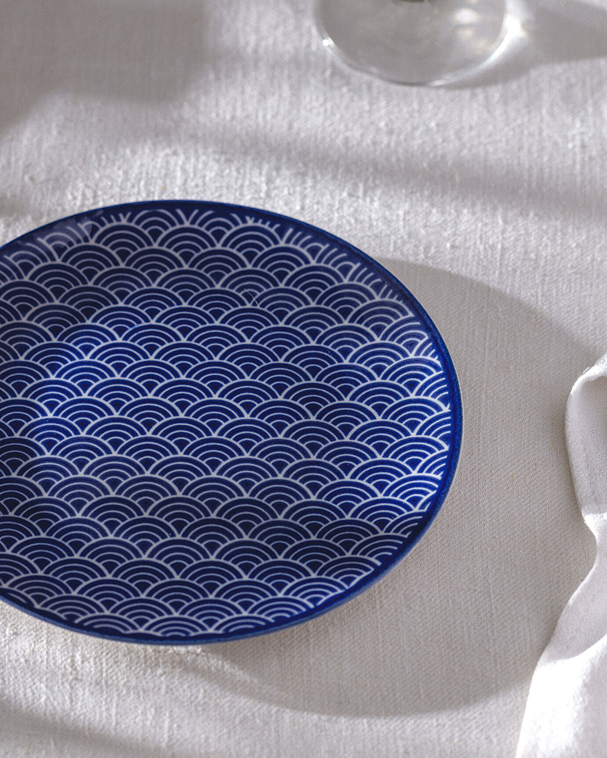 Reve Bleu Saphir Cake Plate - 2