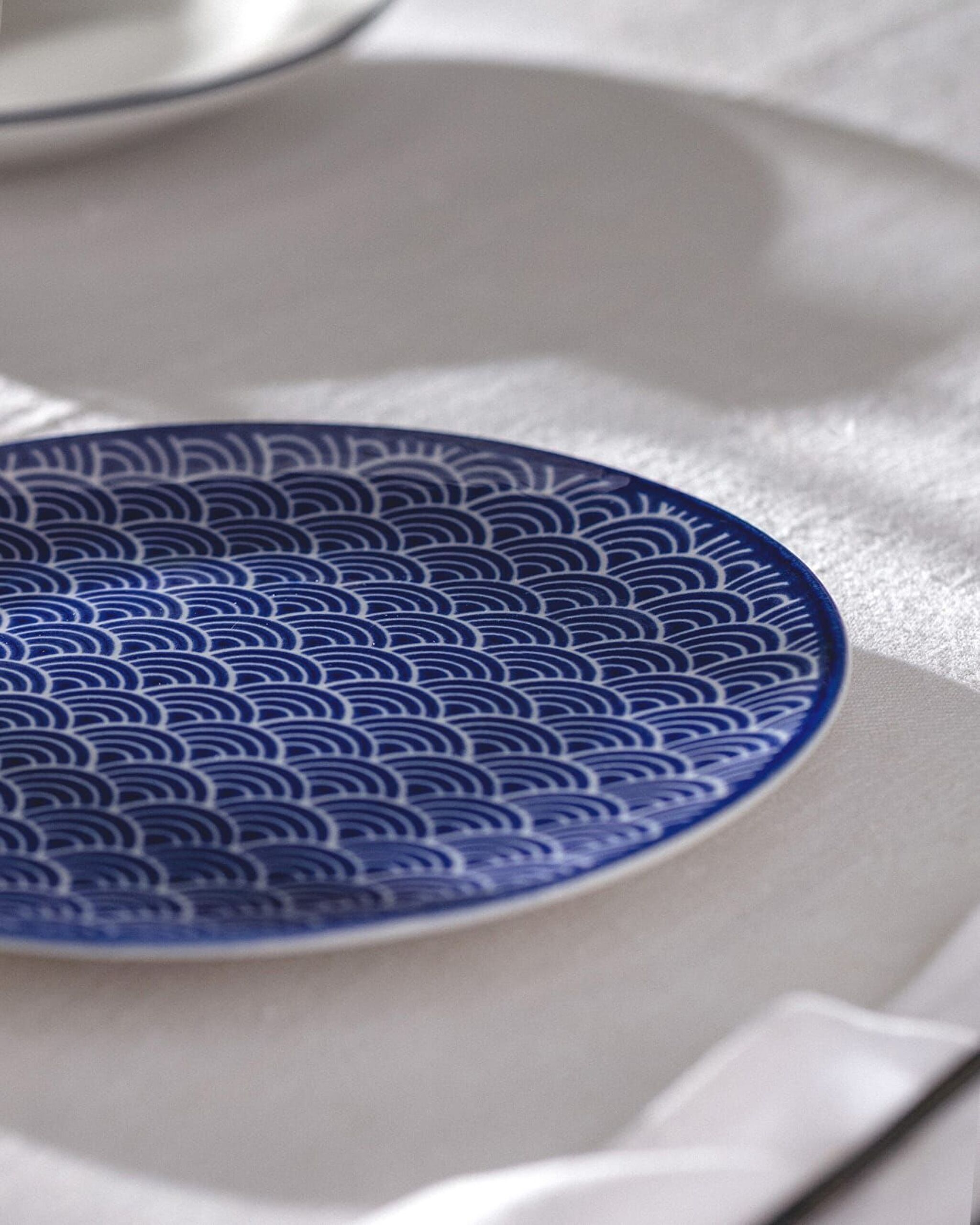 Reve Bleu Saphir Cake Plate - 3