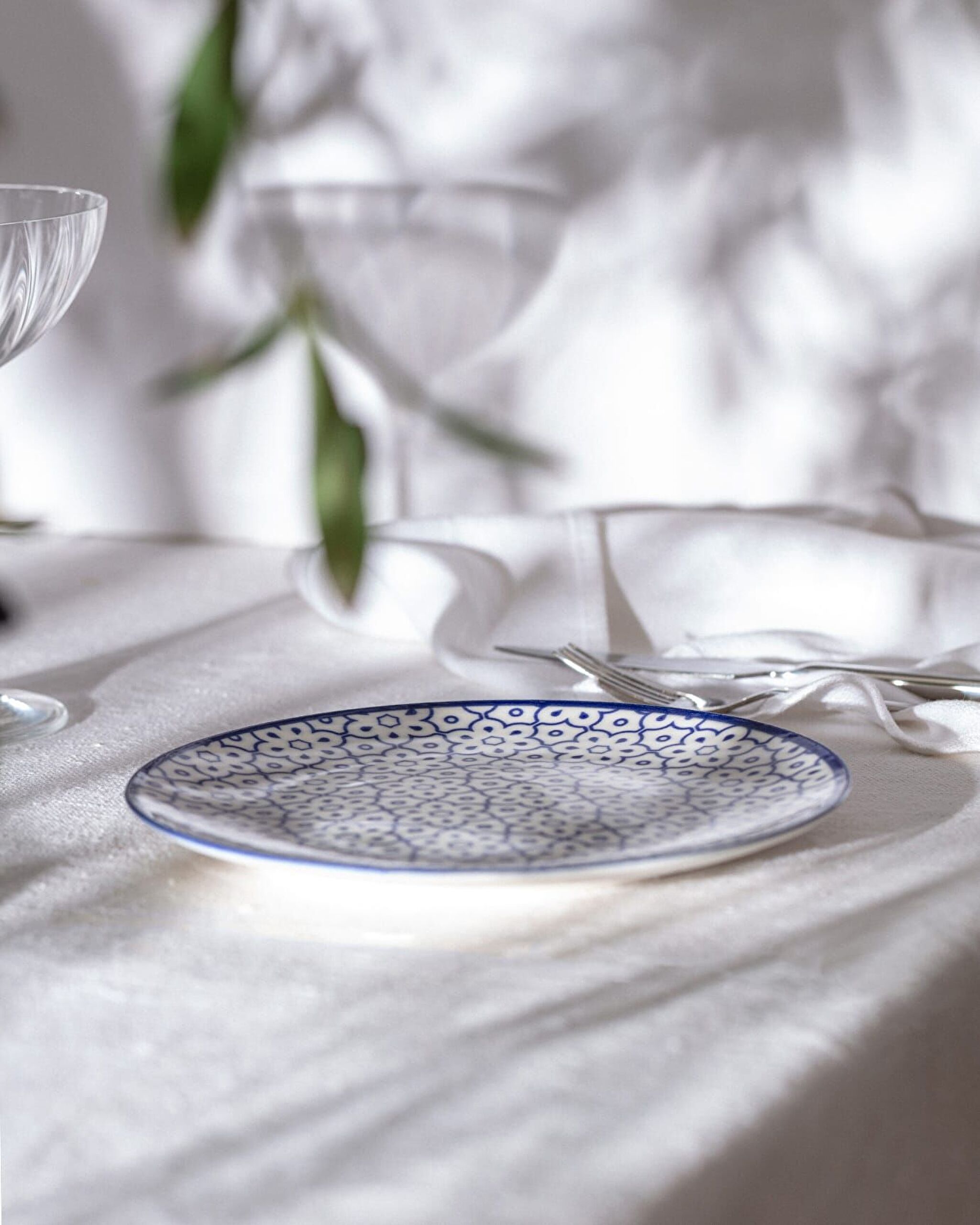 Reve Bleu Elodie Cake Plate - 1