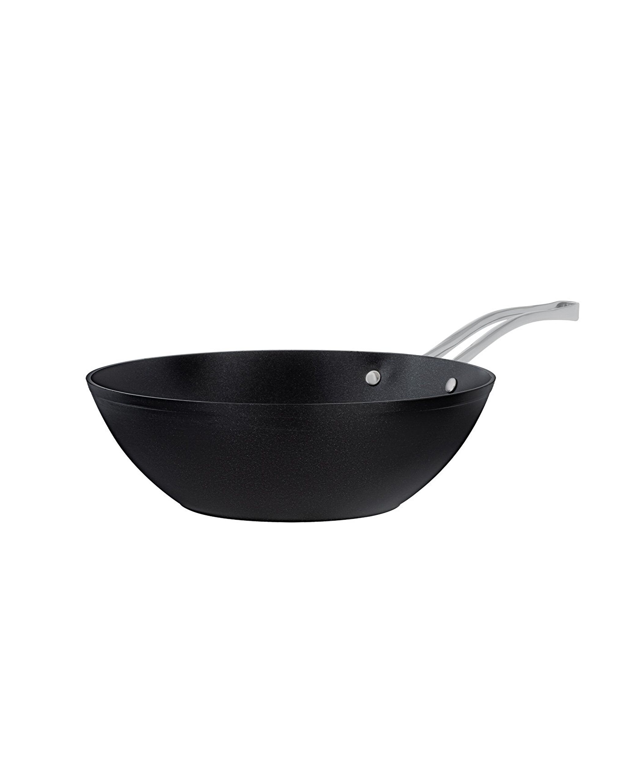 ⁠ Padella Wok Professionale In Titanio 28cm_0}