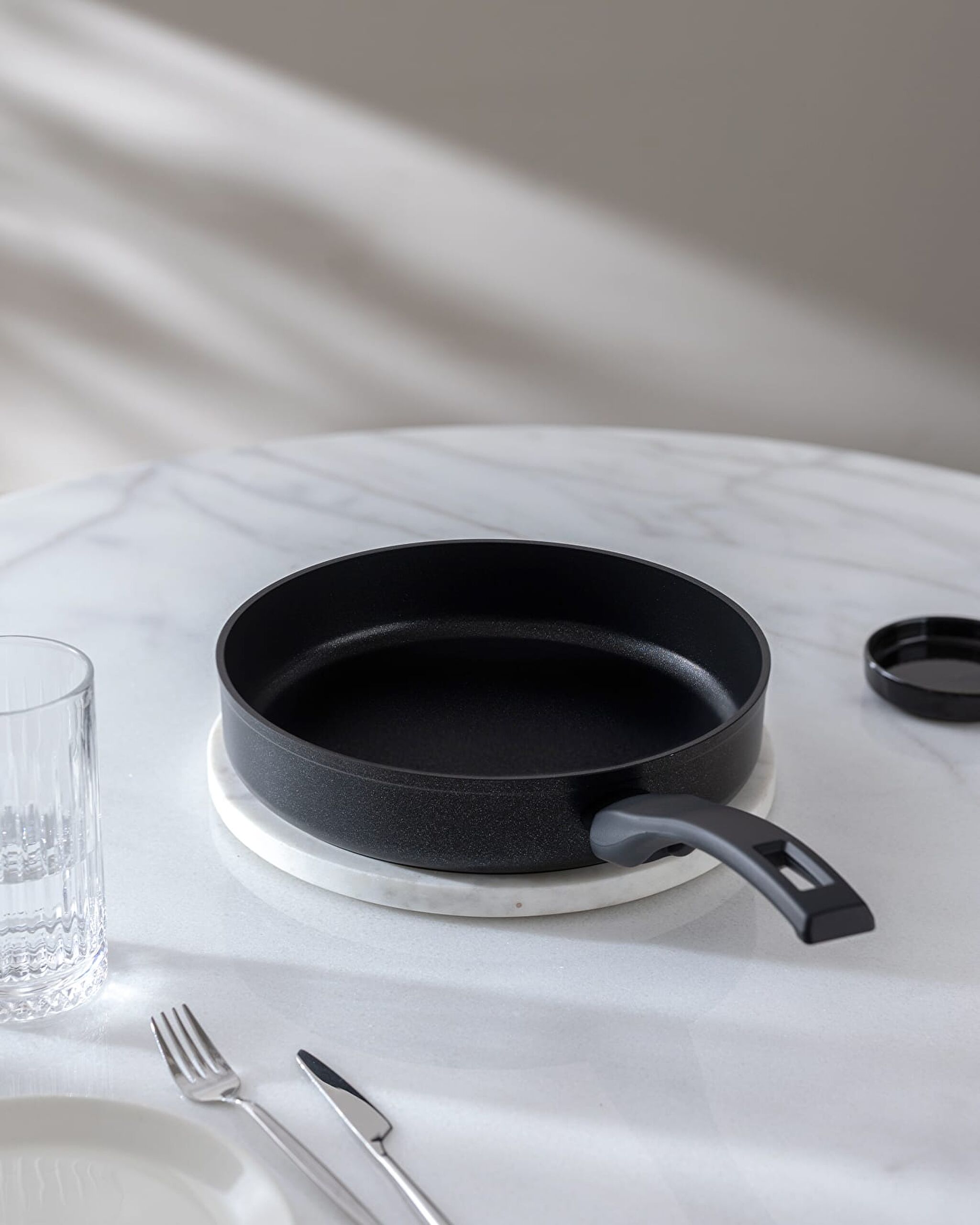 Titanyum Profesional Tava - Siyah - 26 cm - 0