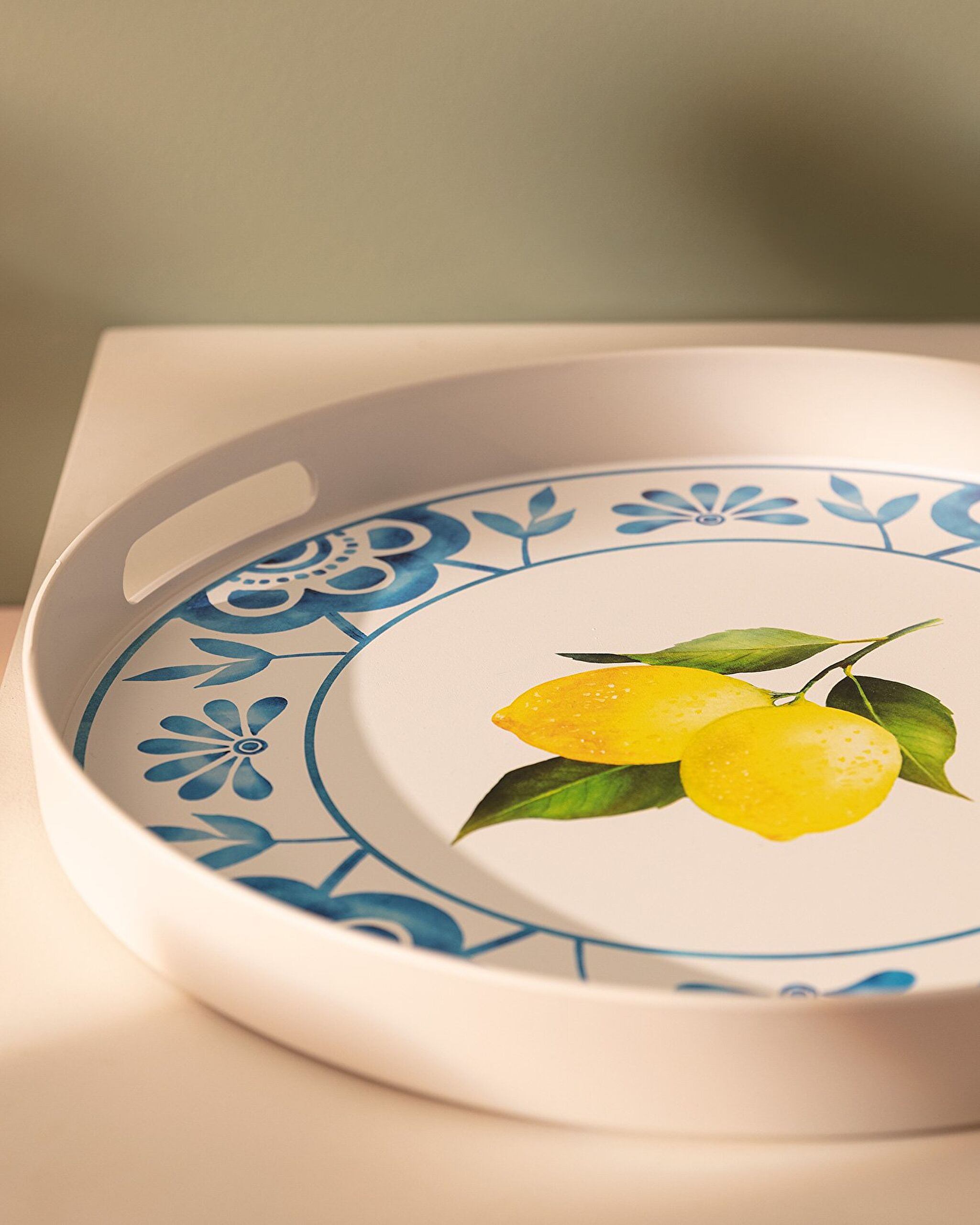 Rundes Lemoncha-Tablett - 1
