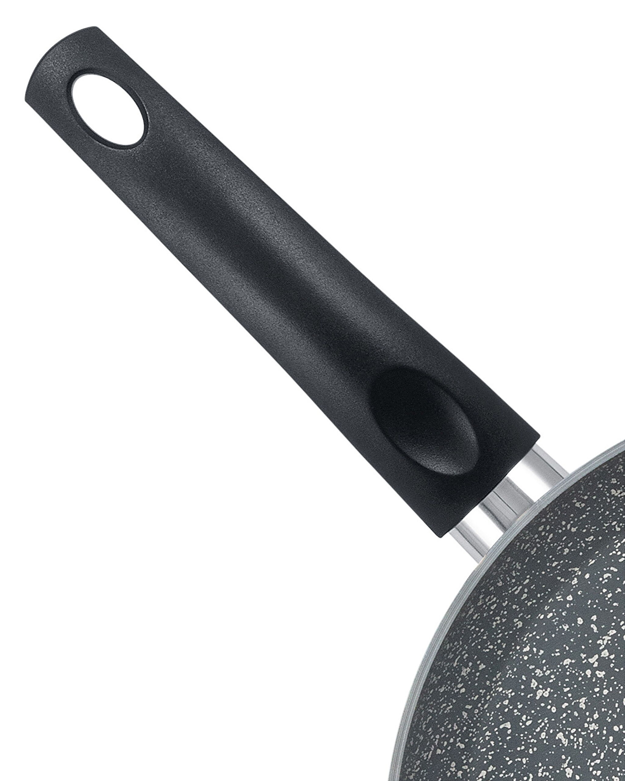 Batterie de cuisine 7 pièces aspect granit Gordes - Gris - 3