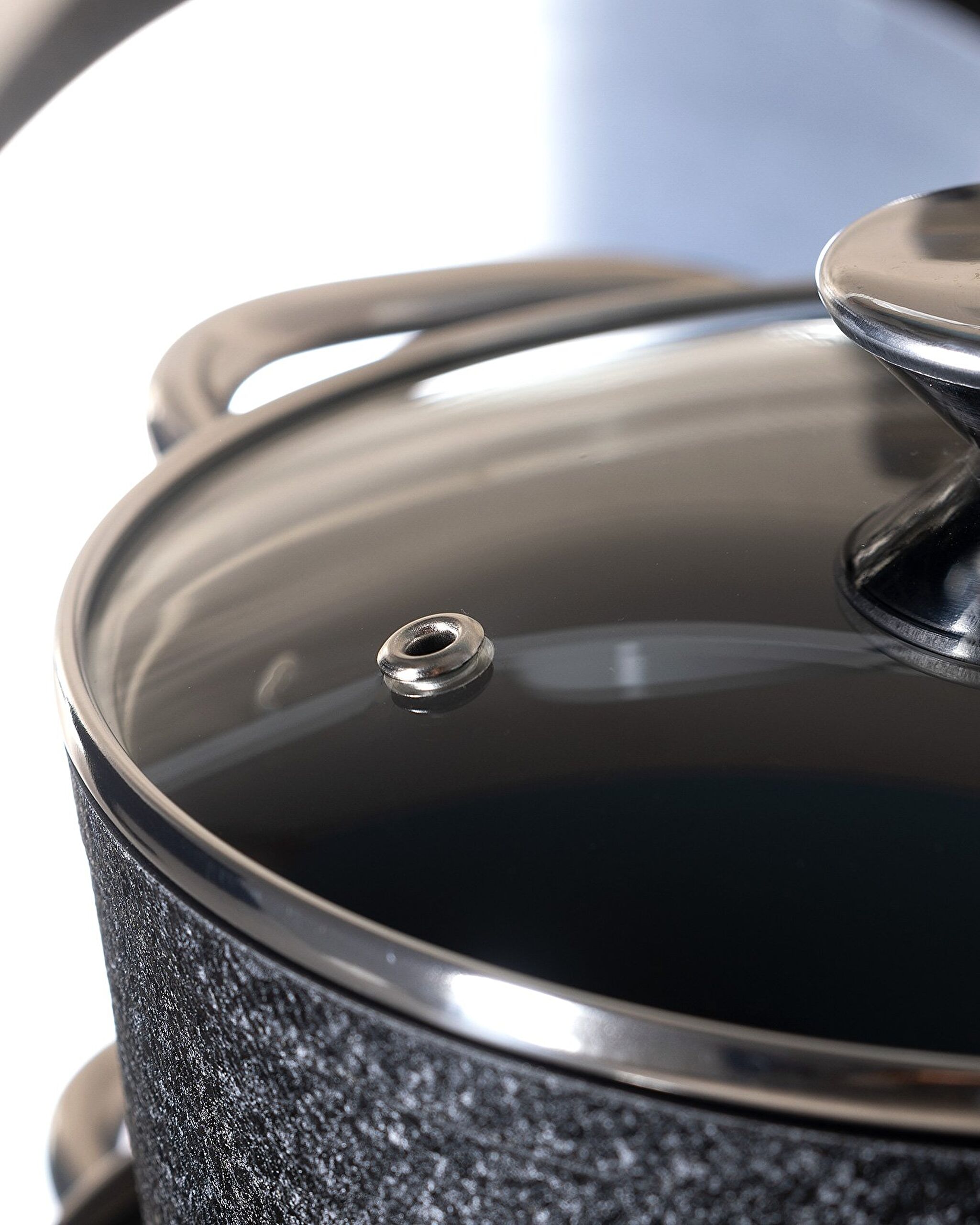 Batterie de Cuisine Titanium 7 Pièces Noir - Noir - 6