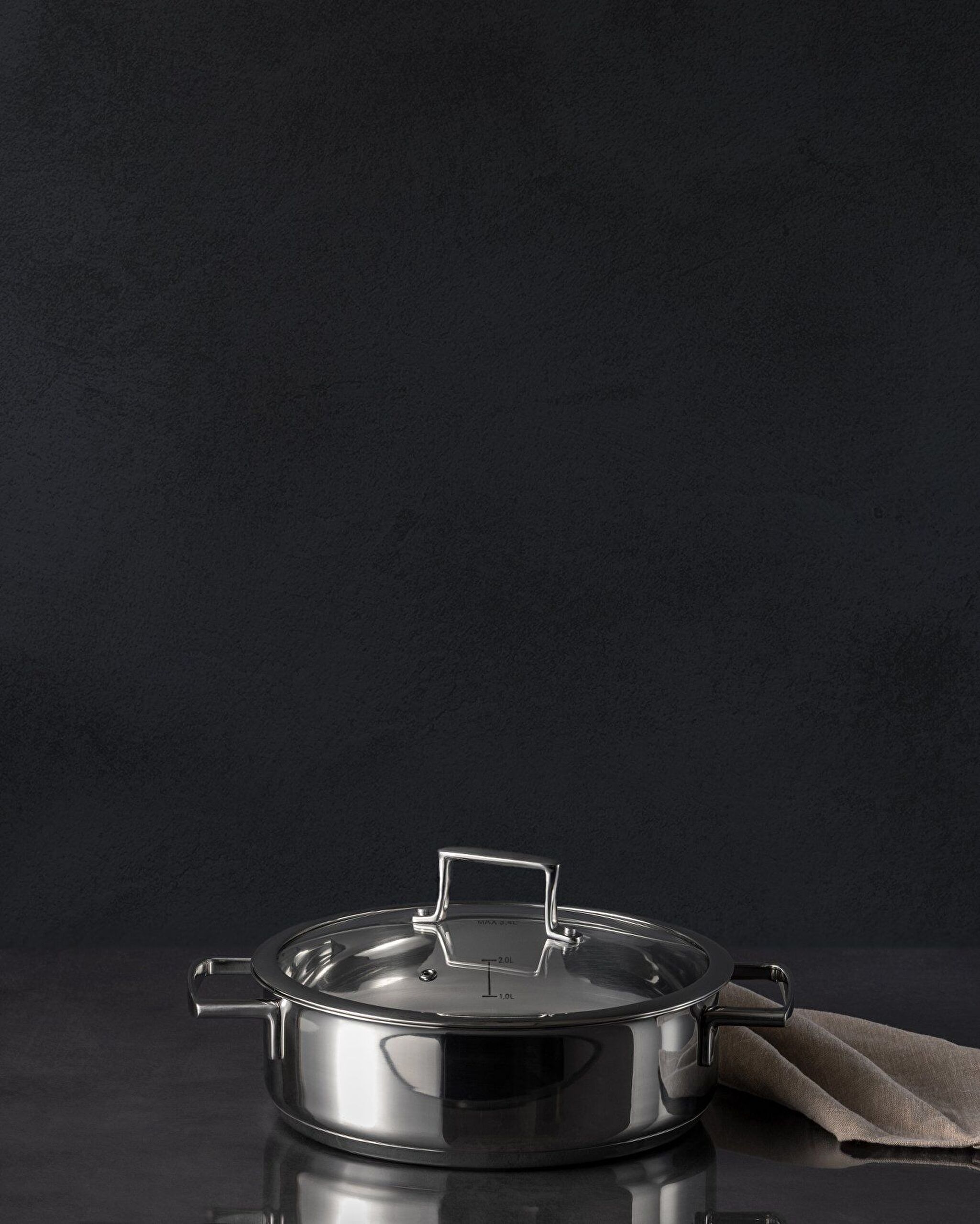 Elena Shallow Pot 24cm - 1