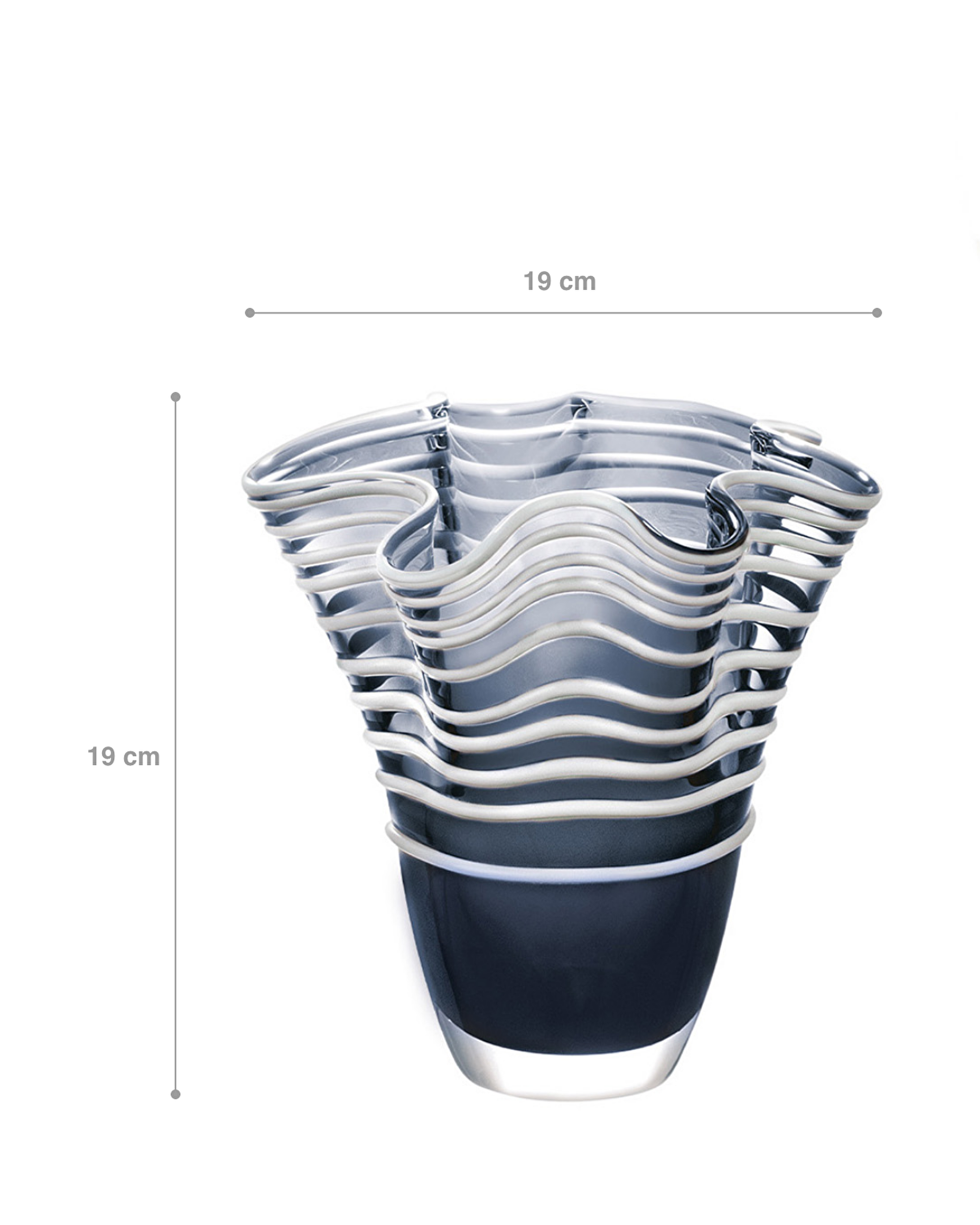 Honfleur Handmade Glass Vase - Small Size - 7