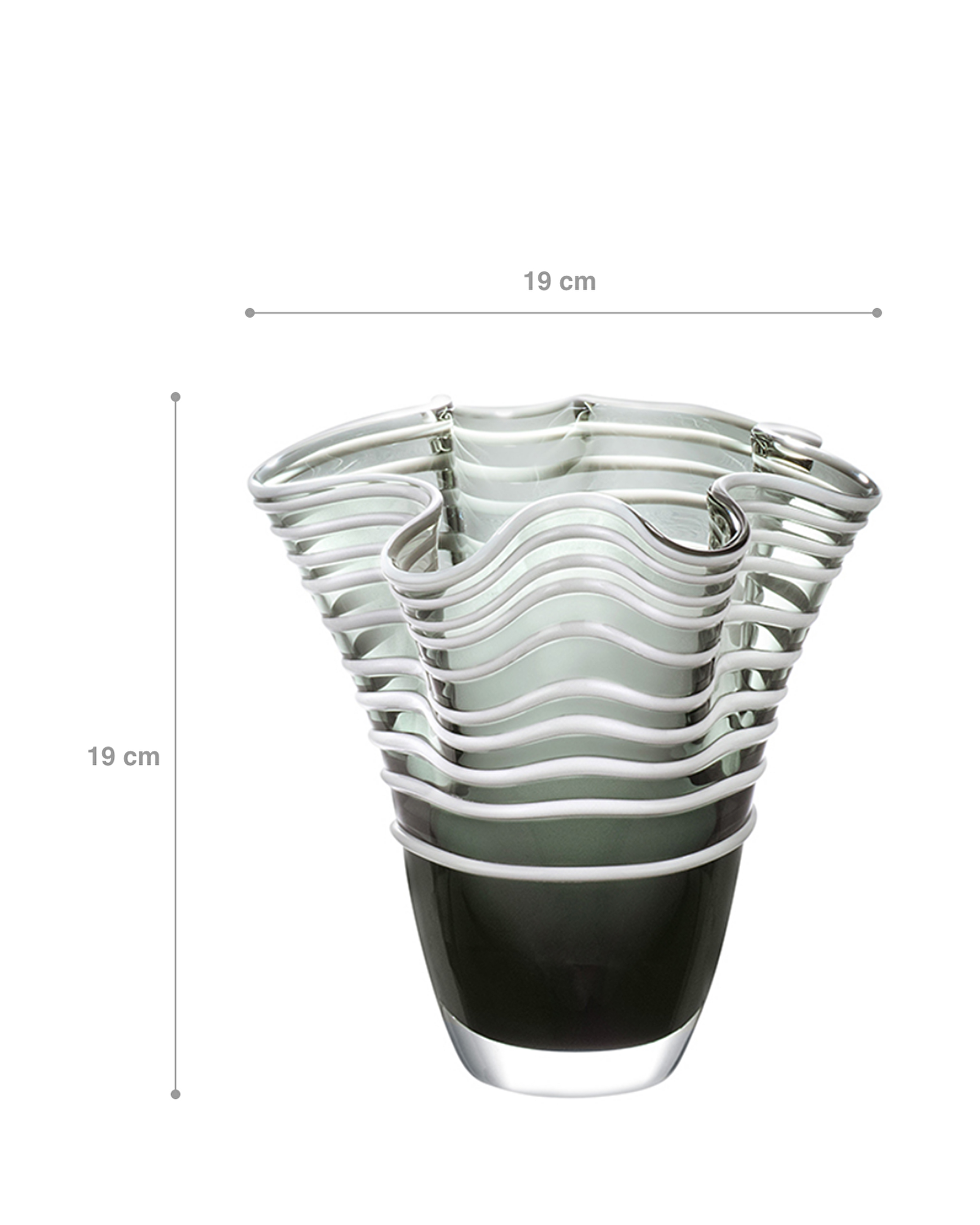 Honfleur Handmade Glass Vase - Small Size - 4