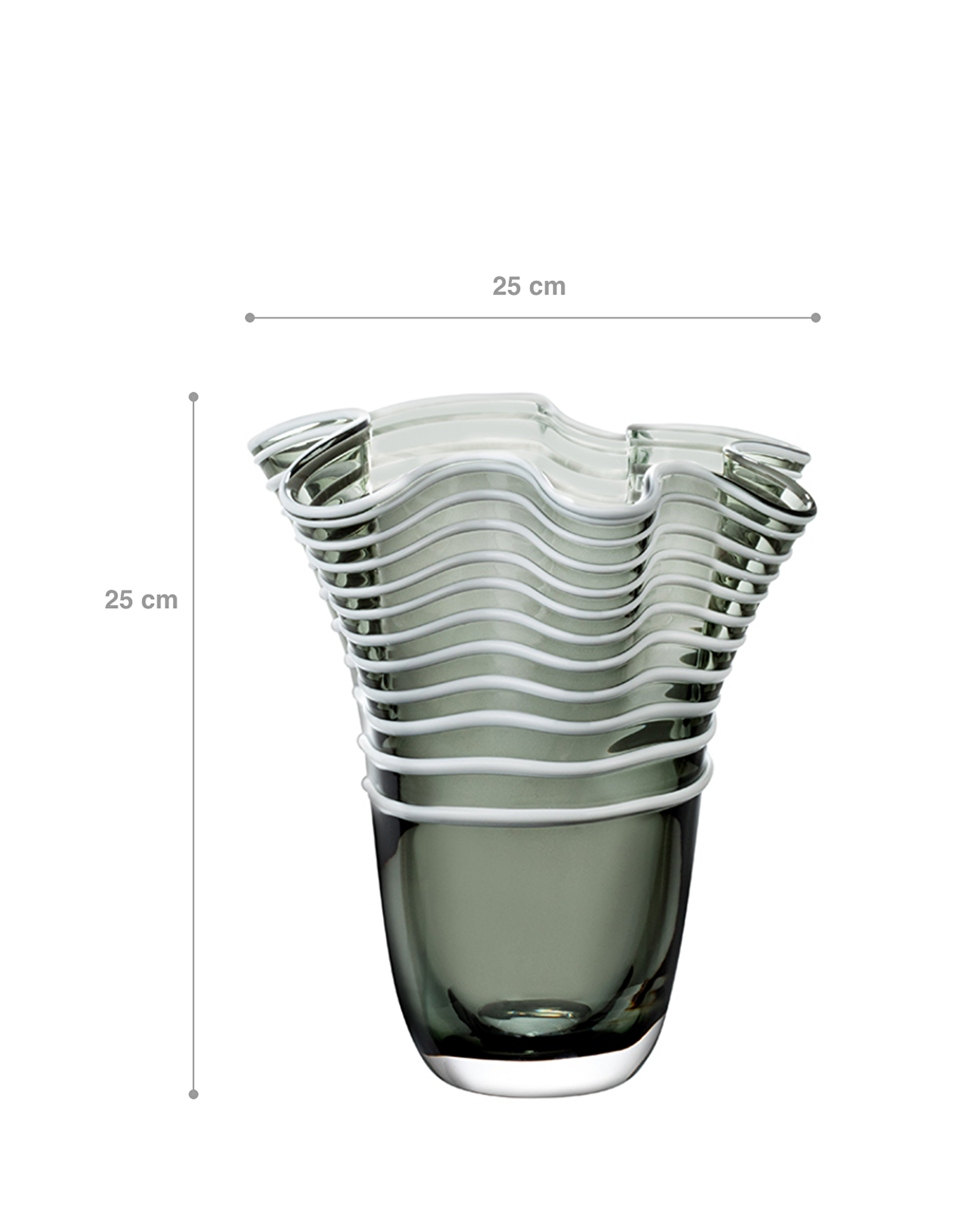 Honfleur Handmade Glass Vase - Medium Size - 5