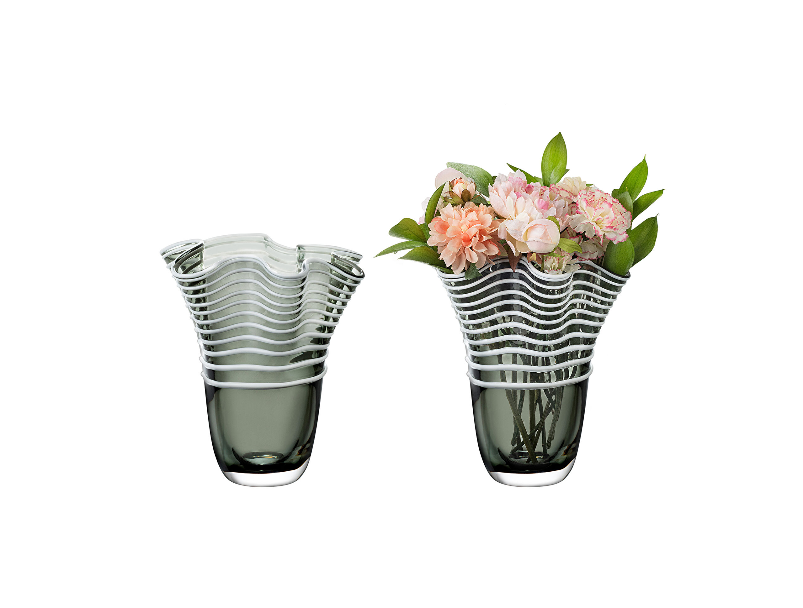 Honfleur Handmade Glass Vase - Medium Size - 4