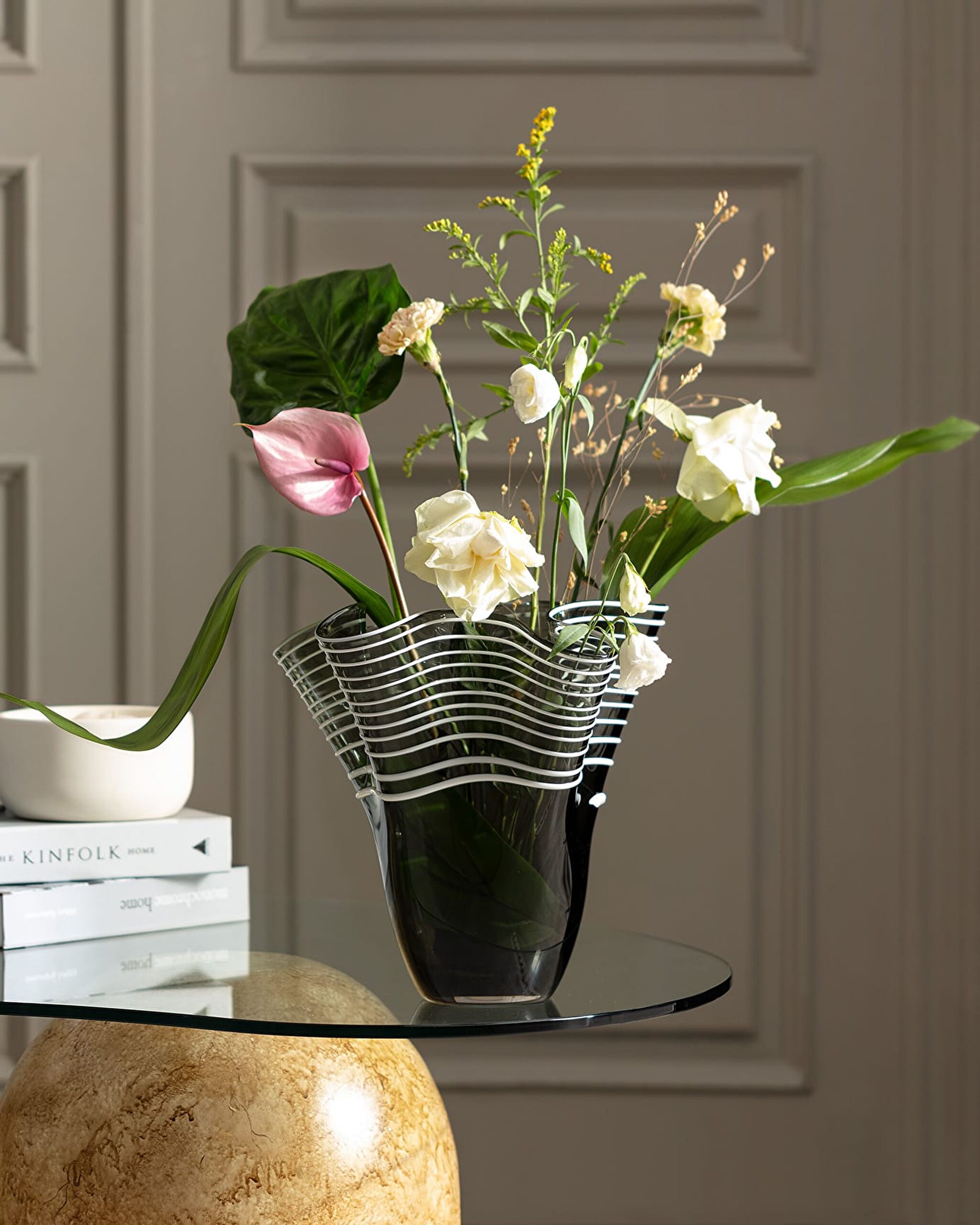 Honfleur Handmade Glass Vase - Large Size - 2