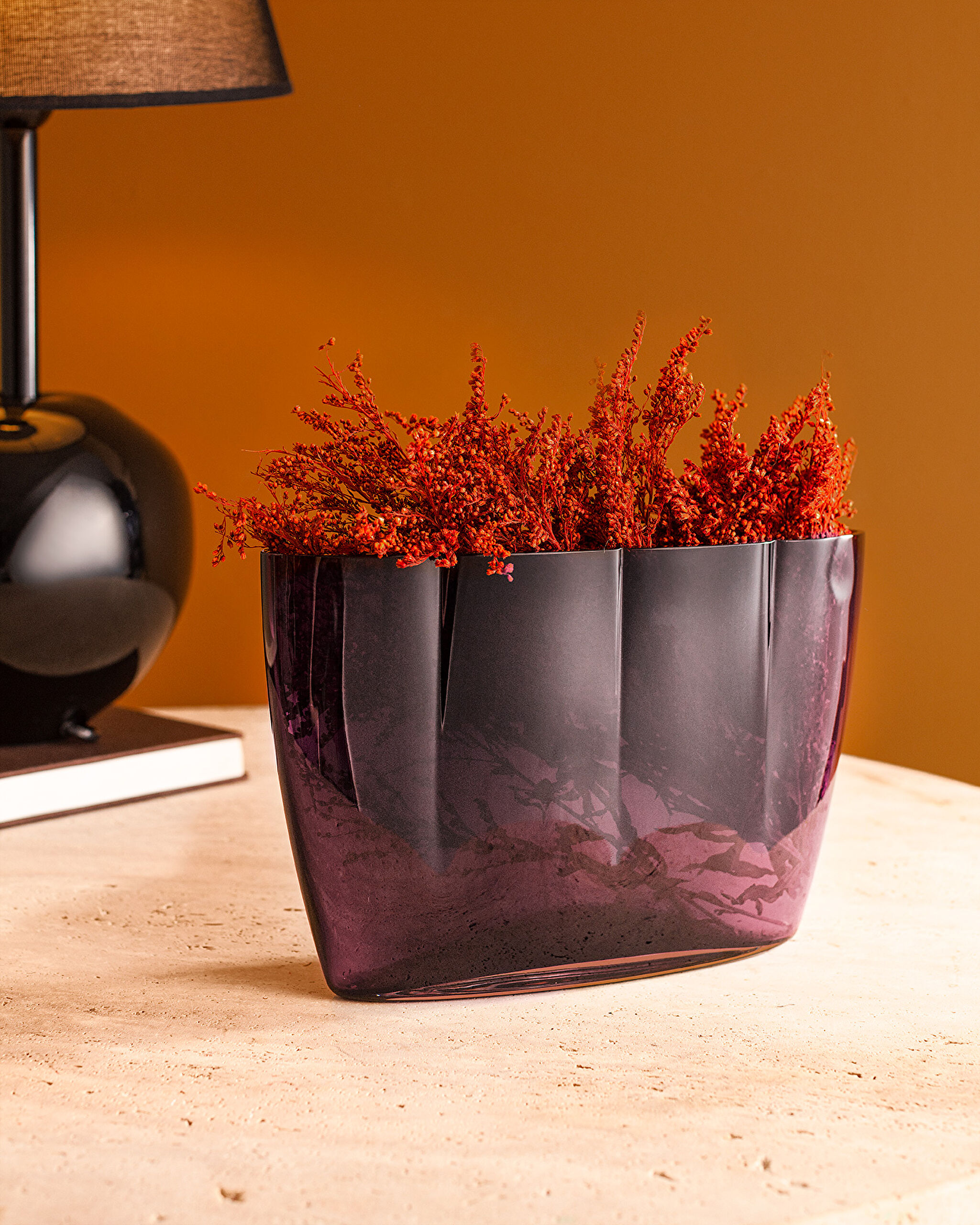 Les Orres Handmade Glass Vase - 1