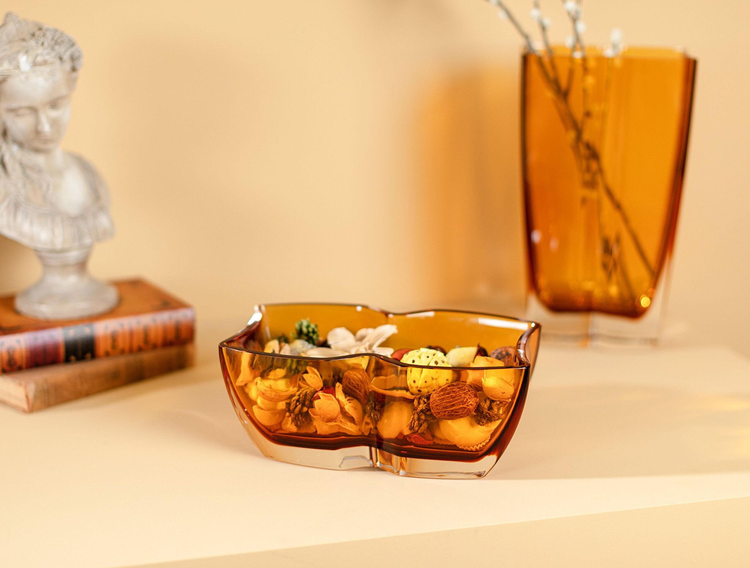 Vase en verre fait main Loches - Grande taille - 0