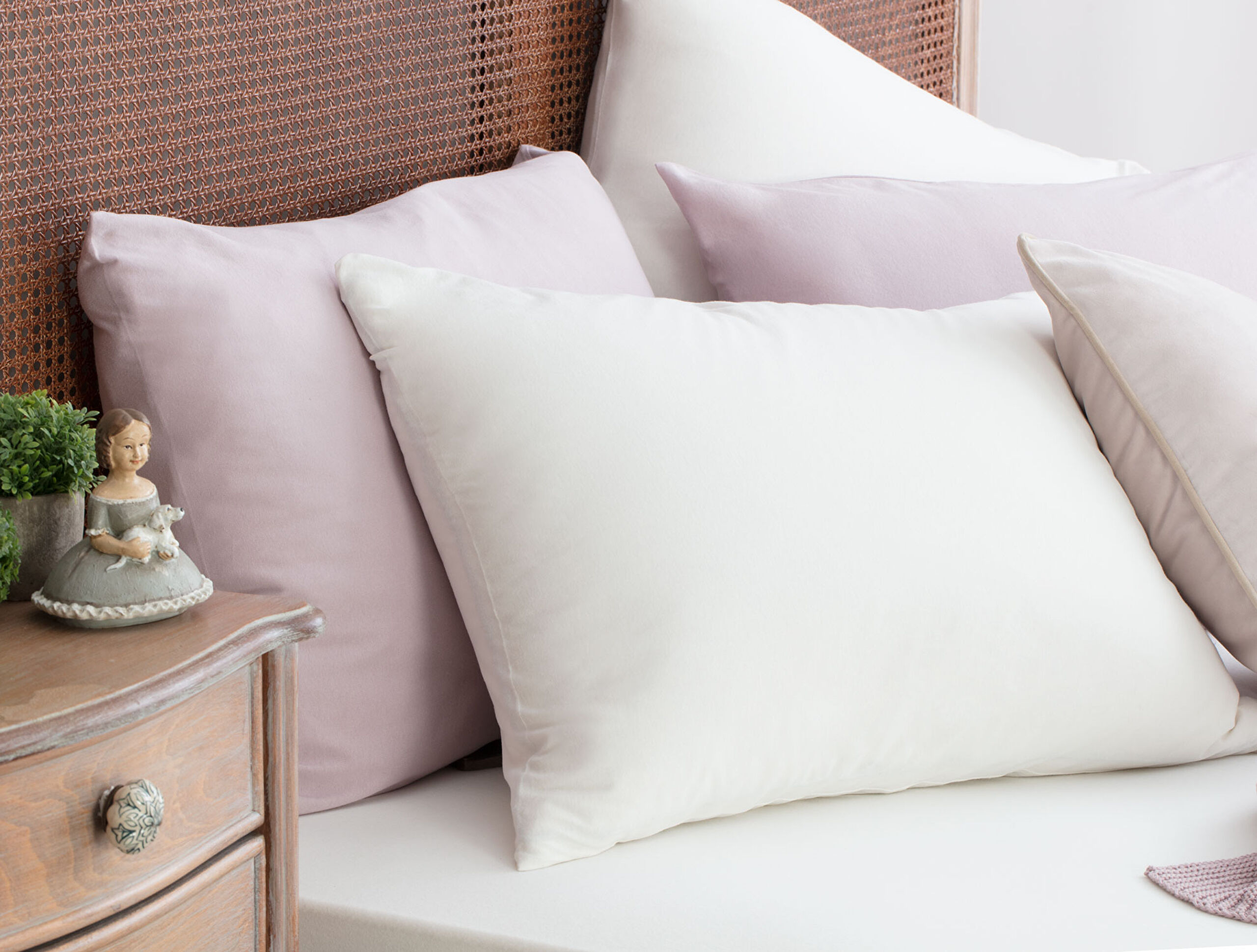 Taie d'oreiller 2 pièces en coton peigné Valeria - 2