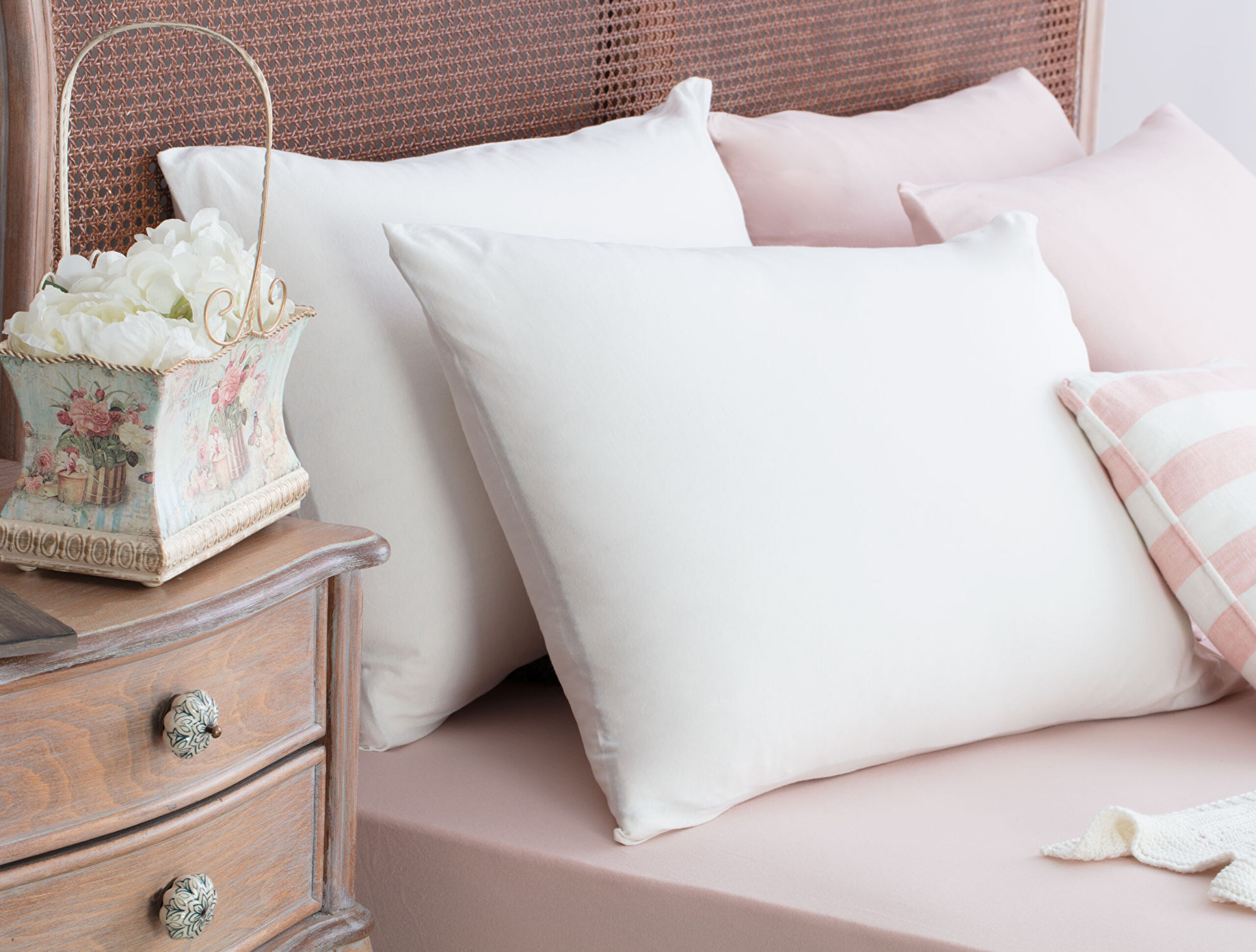 Taie d'oreiller 2 pièces en coton peigné Valeria - 1