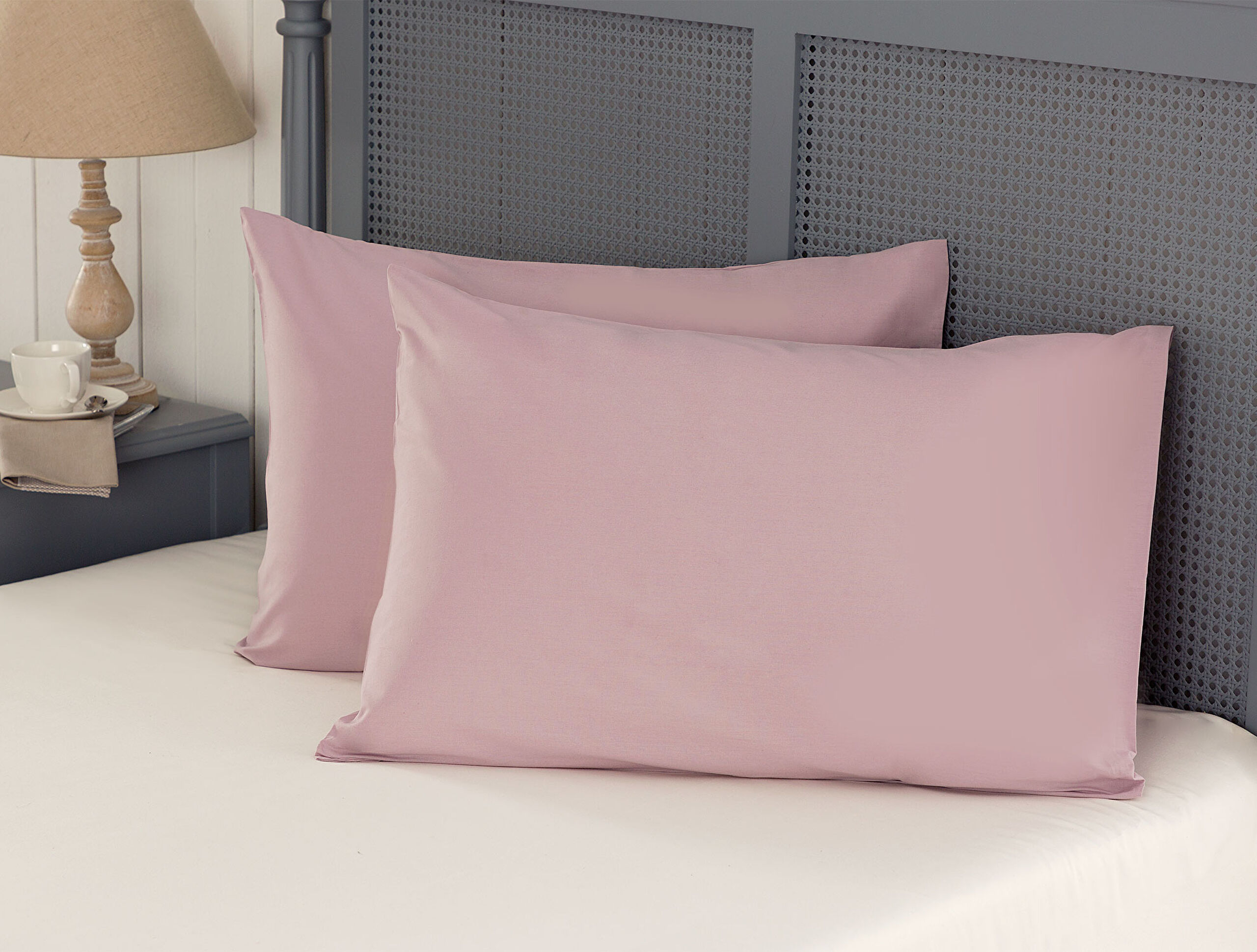 Μαξιλαροθήκη Eloise 100% Cotton Ranforce 2-Pece - Light Plum