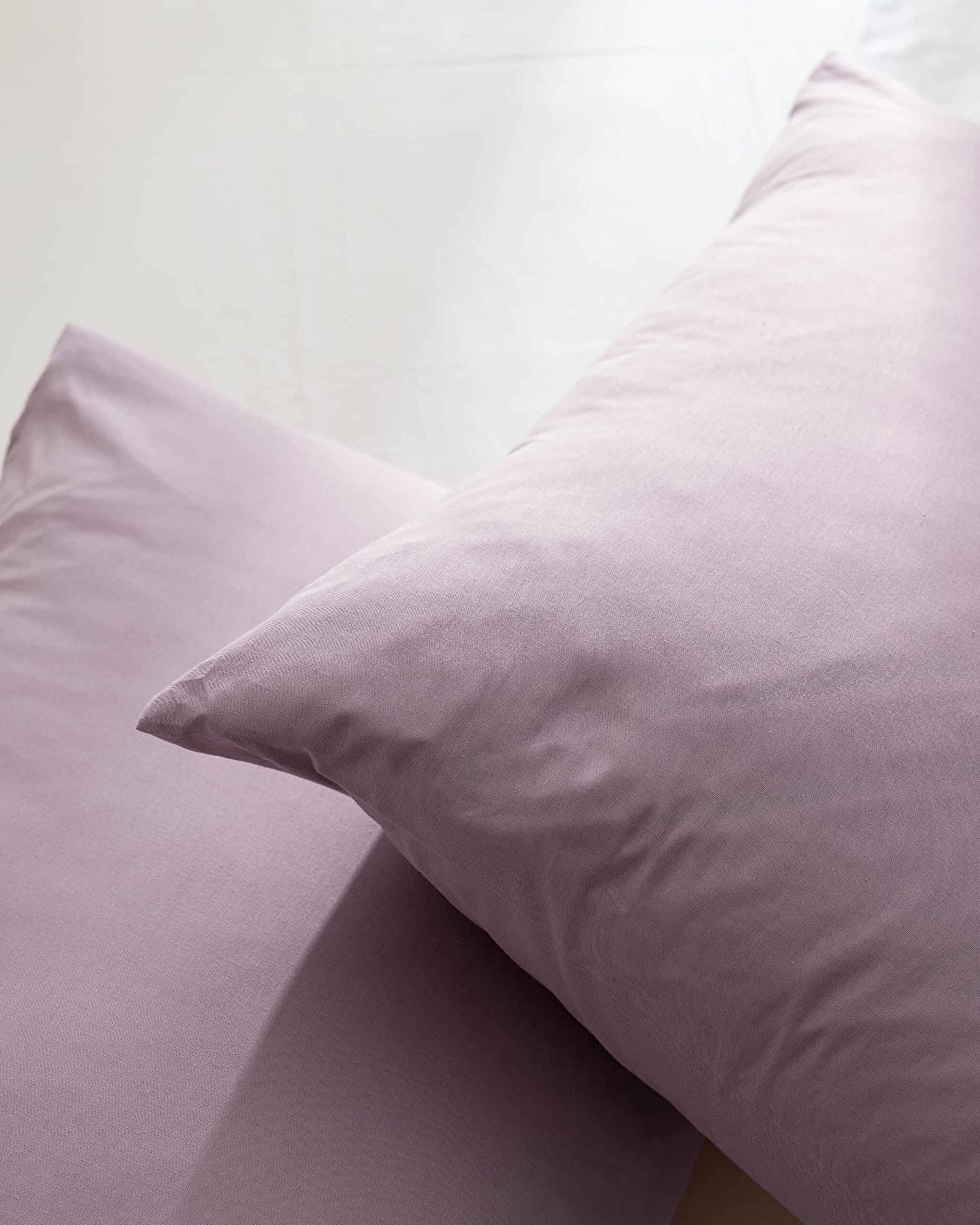 Manon 100% Cotton Pillowcase Set - Light Plum - 3