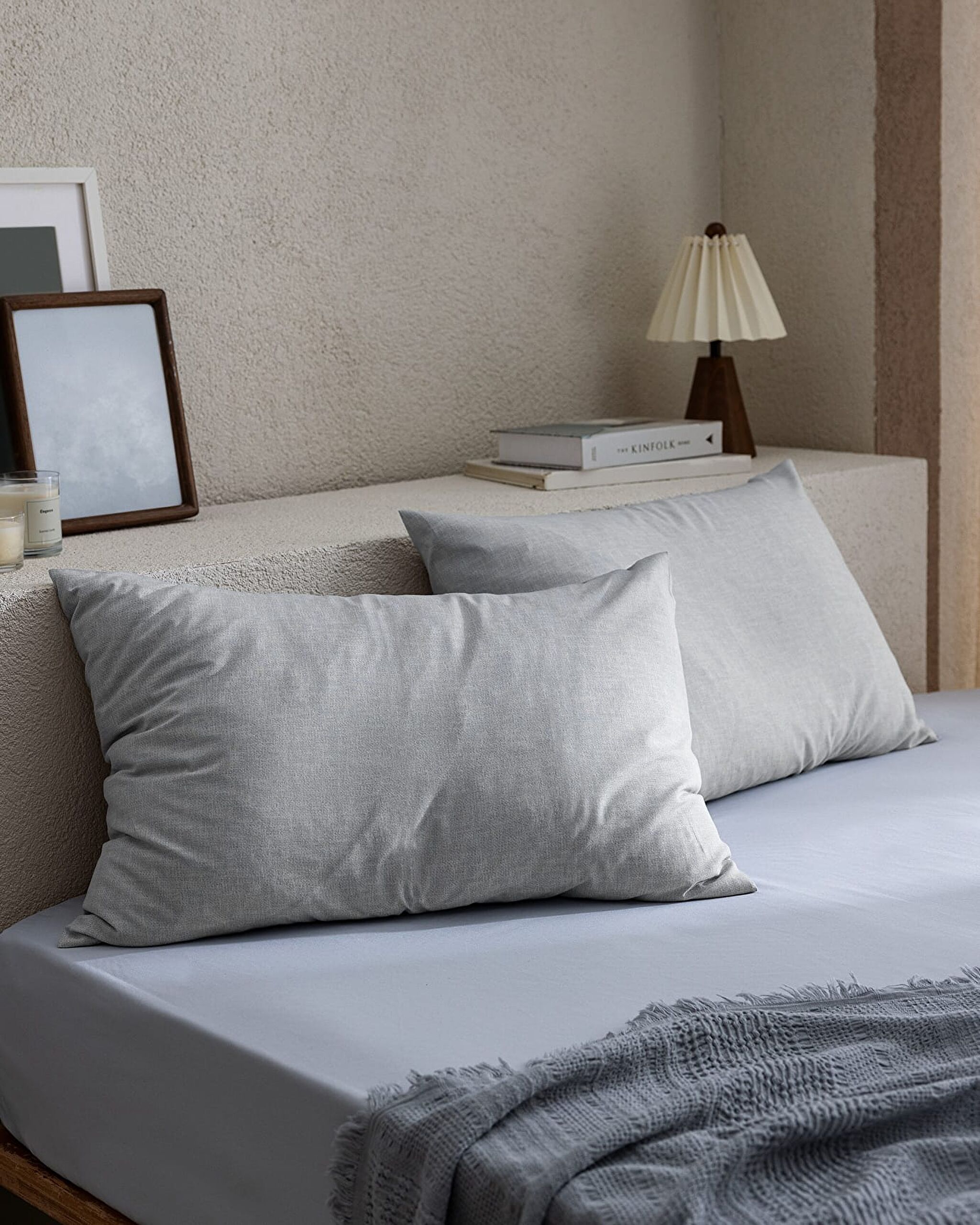 Delrico 2'li Yastık Kılıfı - Gri - 0