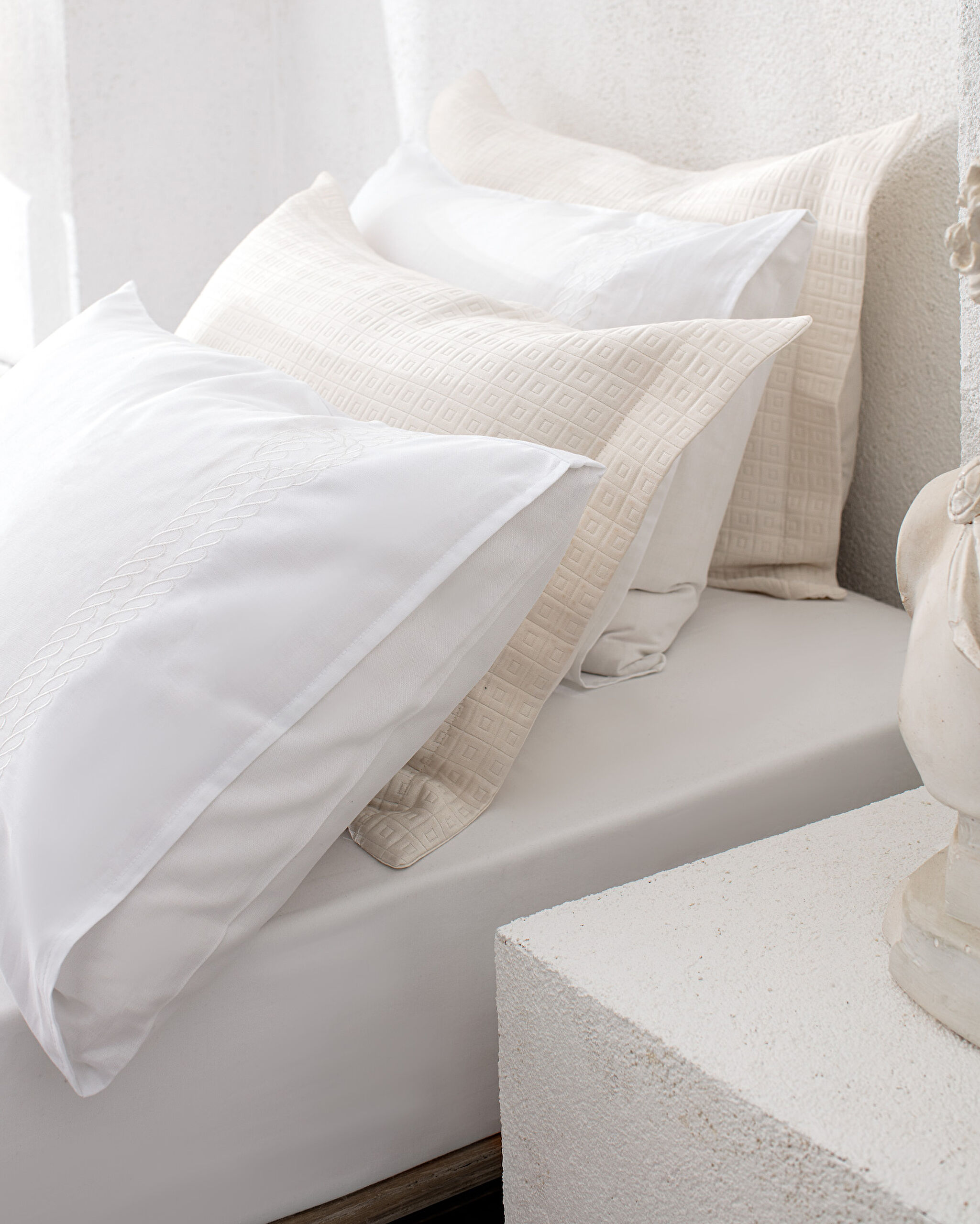 Parure de Lit Double Rodez - Blanc - Collection Yacht - 9